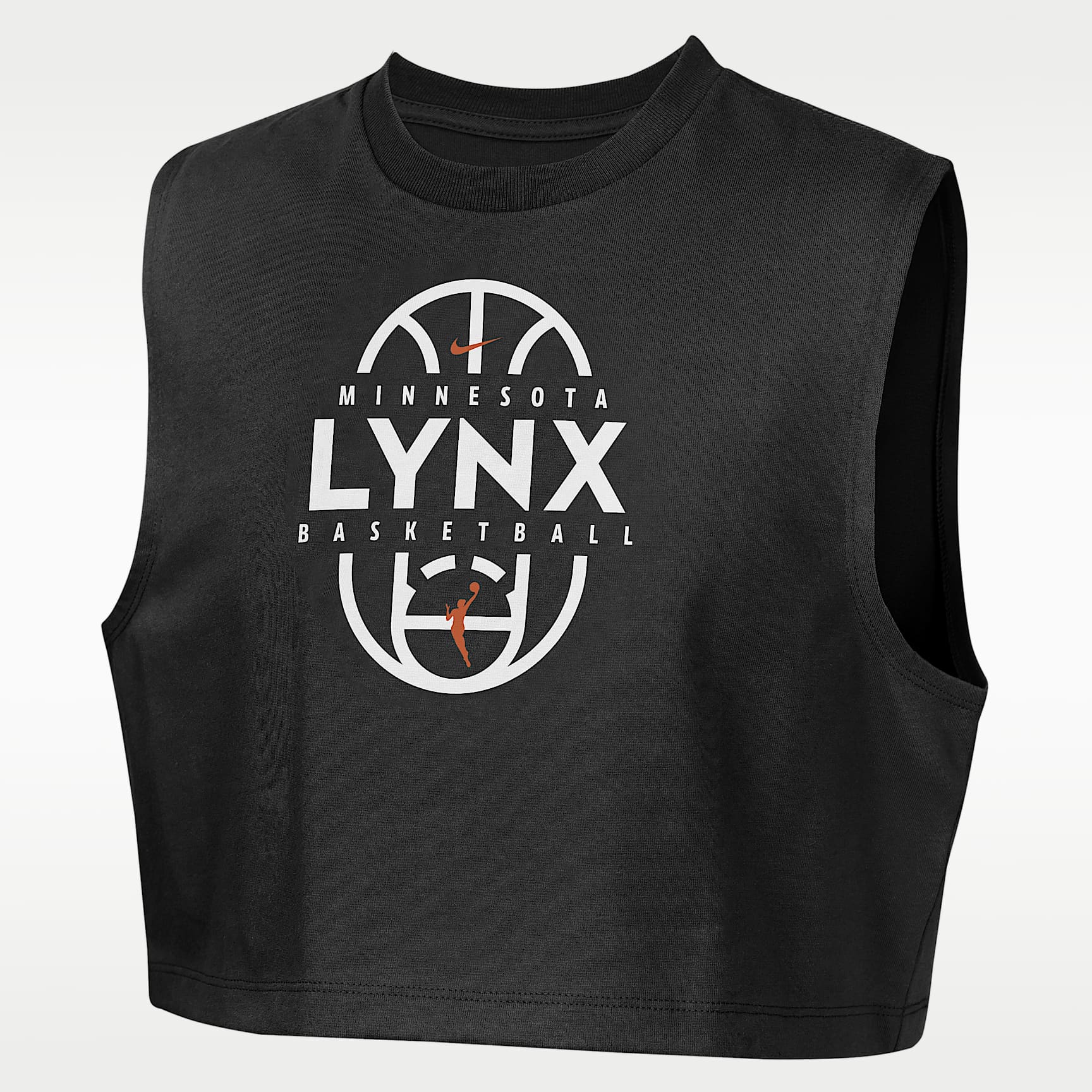 Minnesota Lynx Nike Authentics Big Kids' (Girls') Sleeveless Cropped T-Shirt