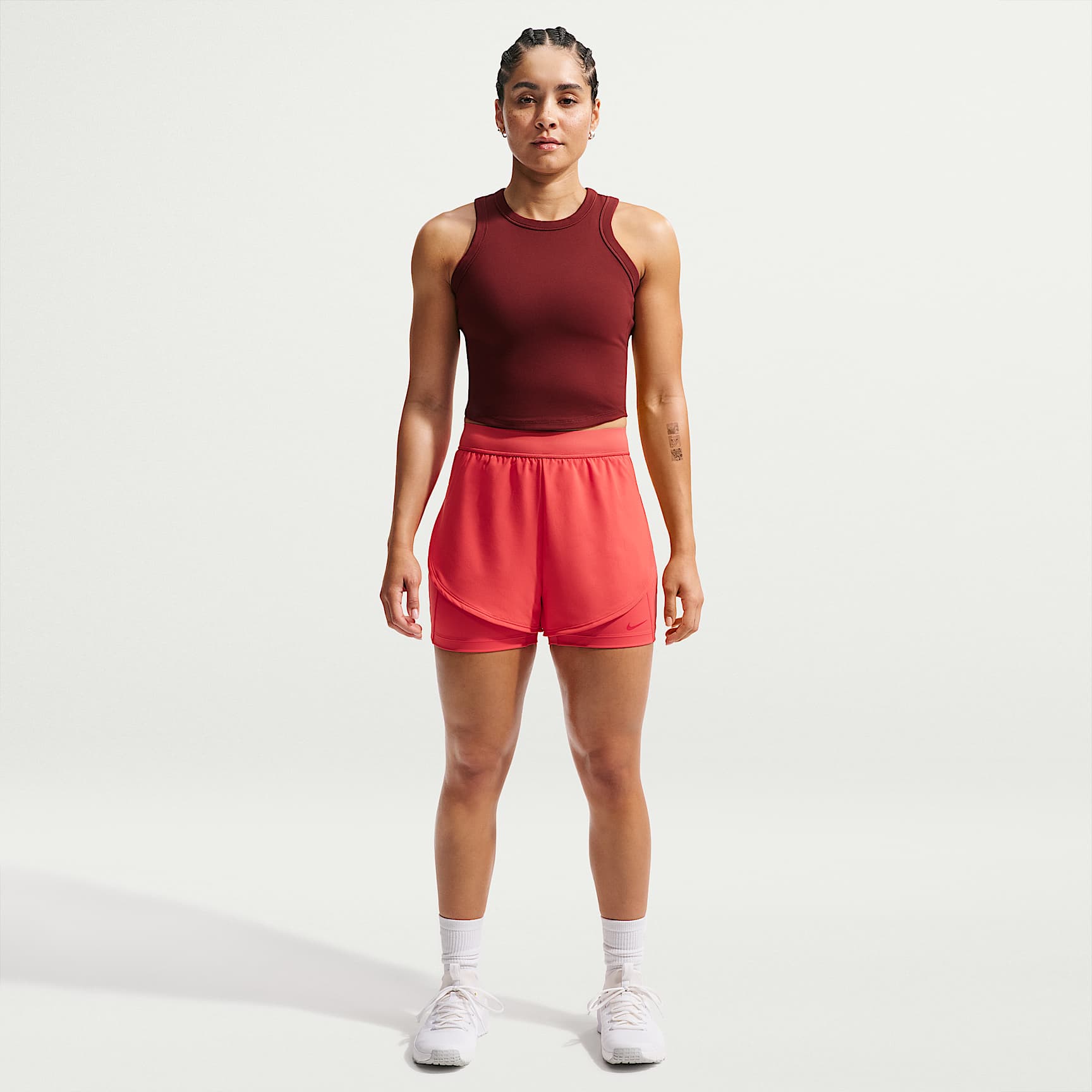 Shorts 2 en 1 de 13 cm para mujer Nike Universa