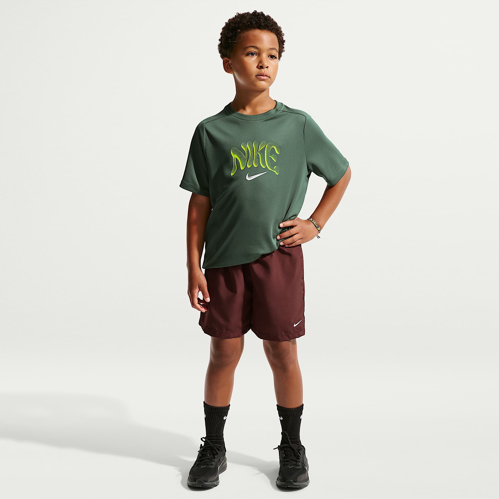 Nike Multi Big Kids' (Boys') Dri-FIT Woven Shorts