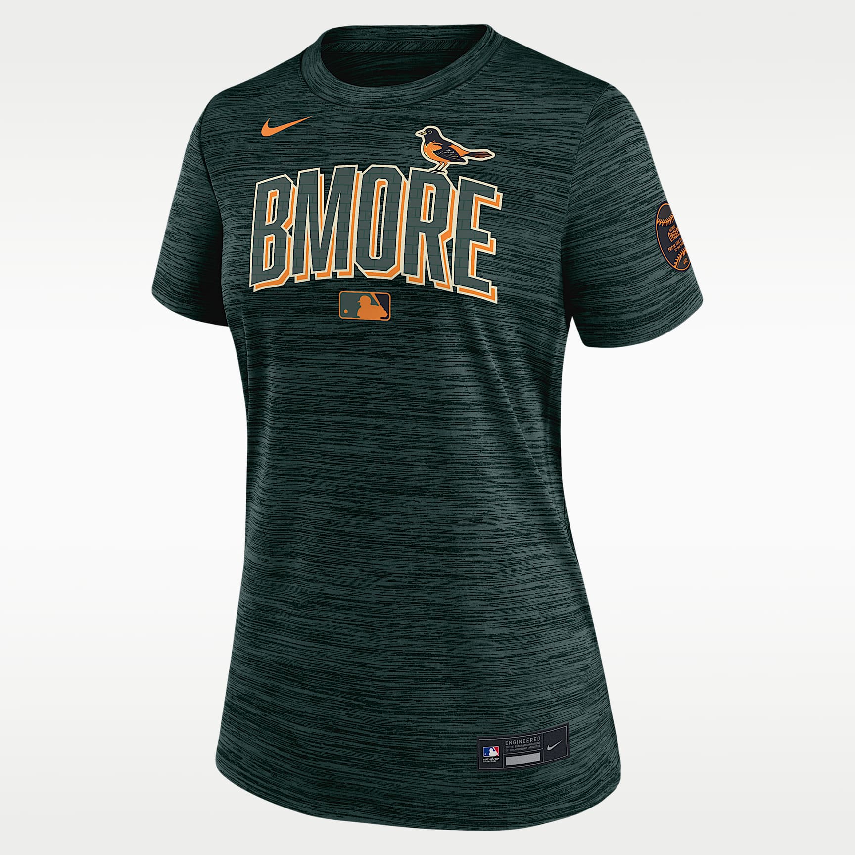 Baltimore Orioles Authentic Collection City Connect Velocity Women's Nike Dri-FIT MLB T-Shirt