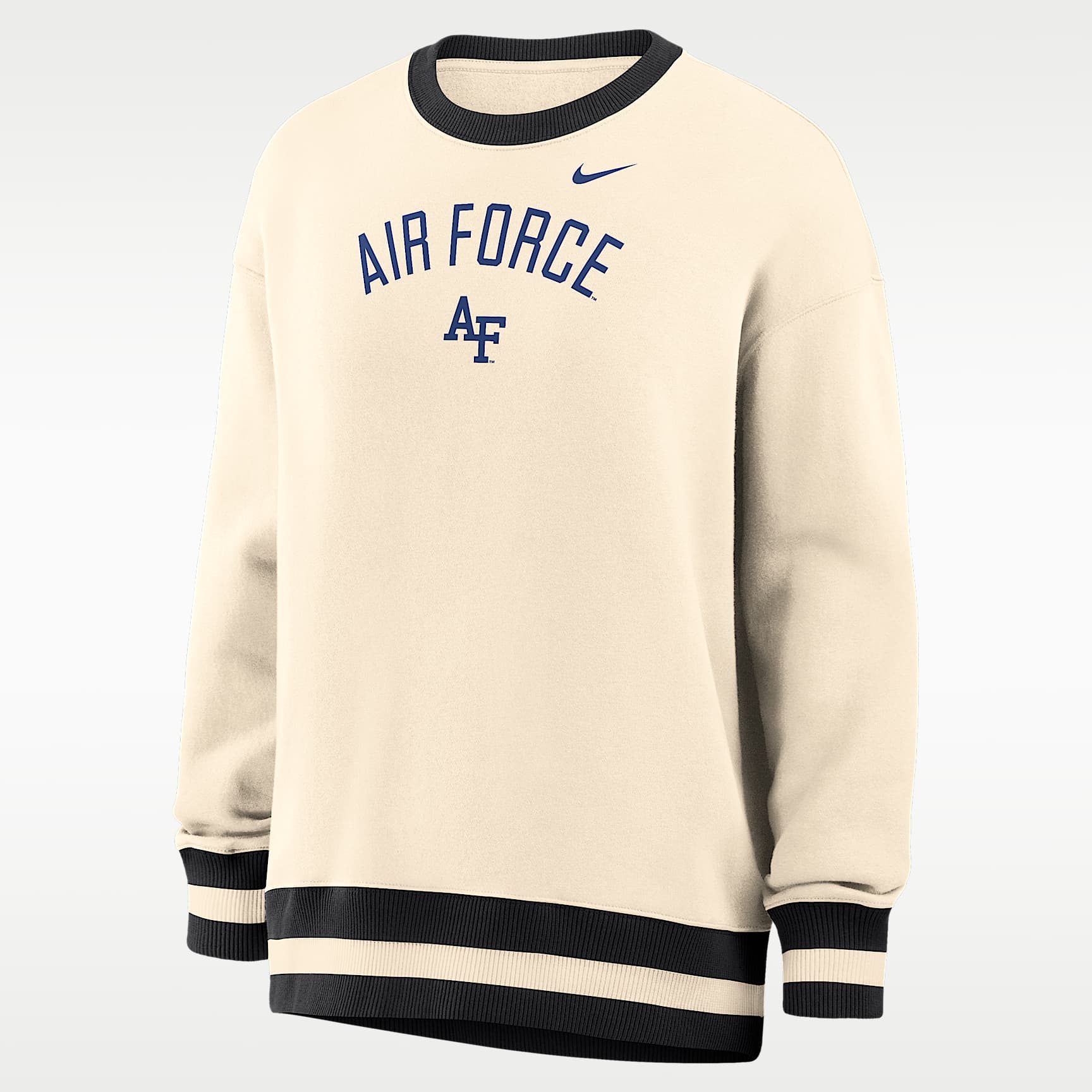 Sudadera de cuello redondo oversized para mujer Nike Phoenix (Air Force)