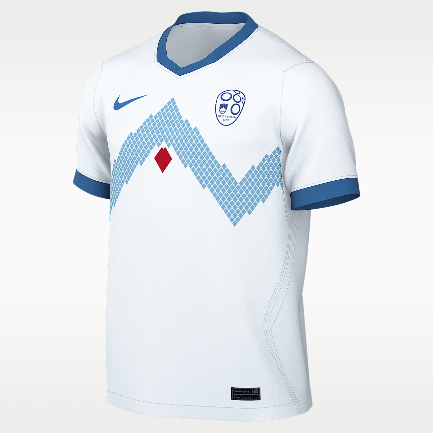 Slovenia 2026 Stadium Home Men's Nike Dri-FIT Soccer Replica Jersey