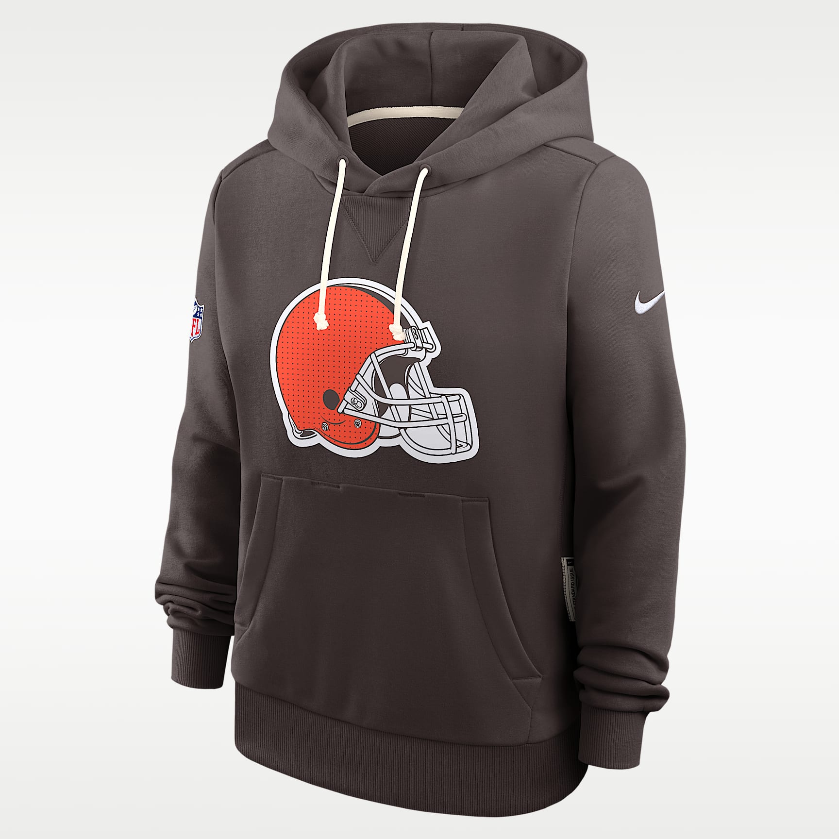 Cleveland Browns Sideline Women's Nike Dri-FIT NFL Pullover Hoodie