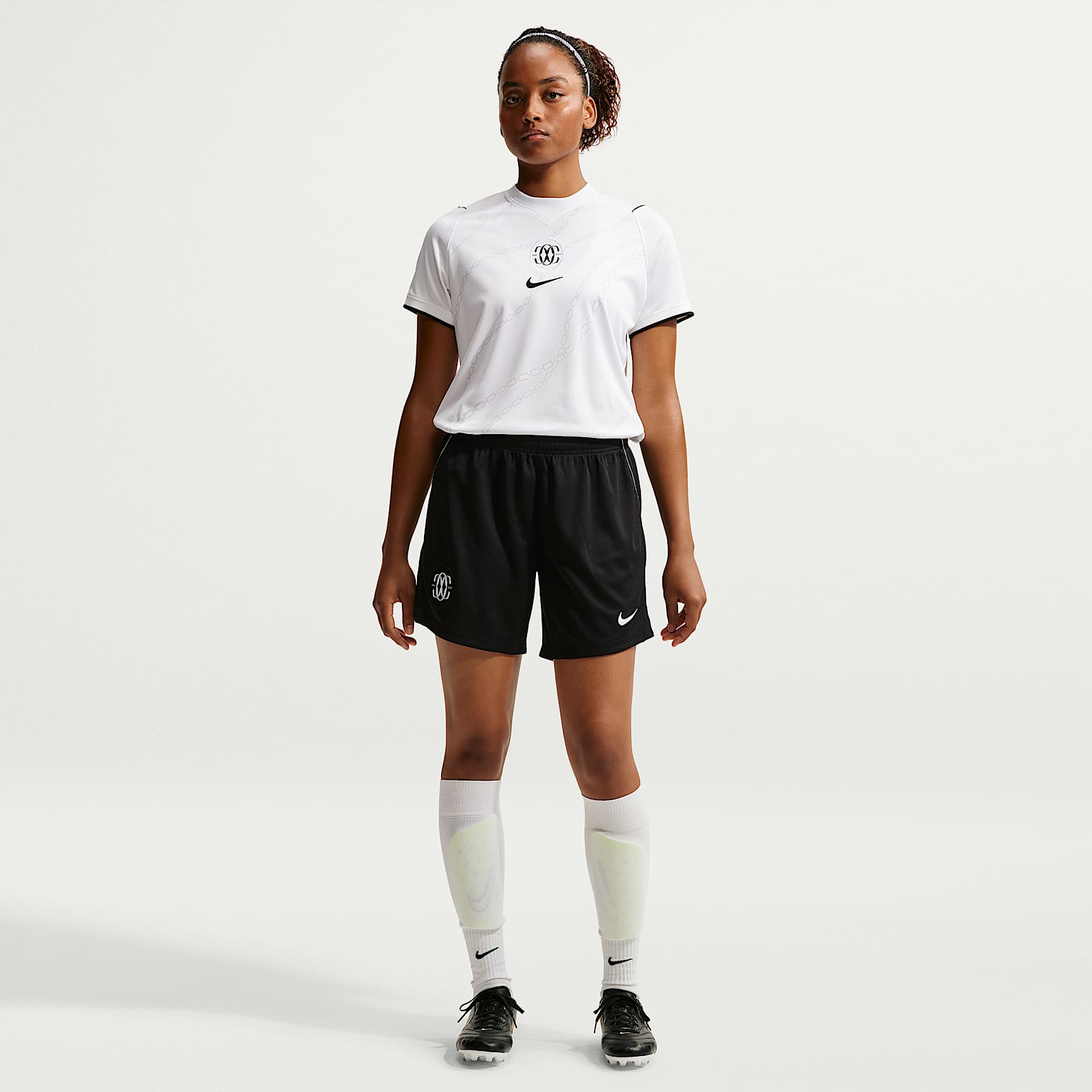 Como Women Nike Dri-FIT Football Shorts Stadium Away