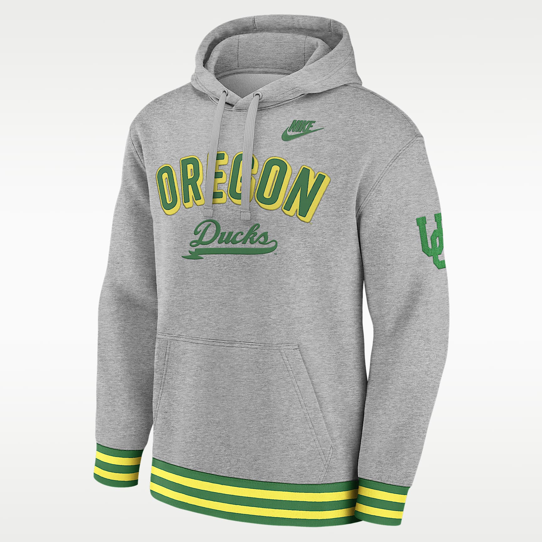 Sudadera universitaria con gorro sin cierre Nike Oregon Legacy Retro para hombre
