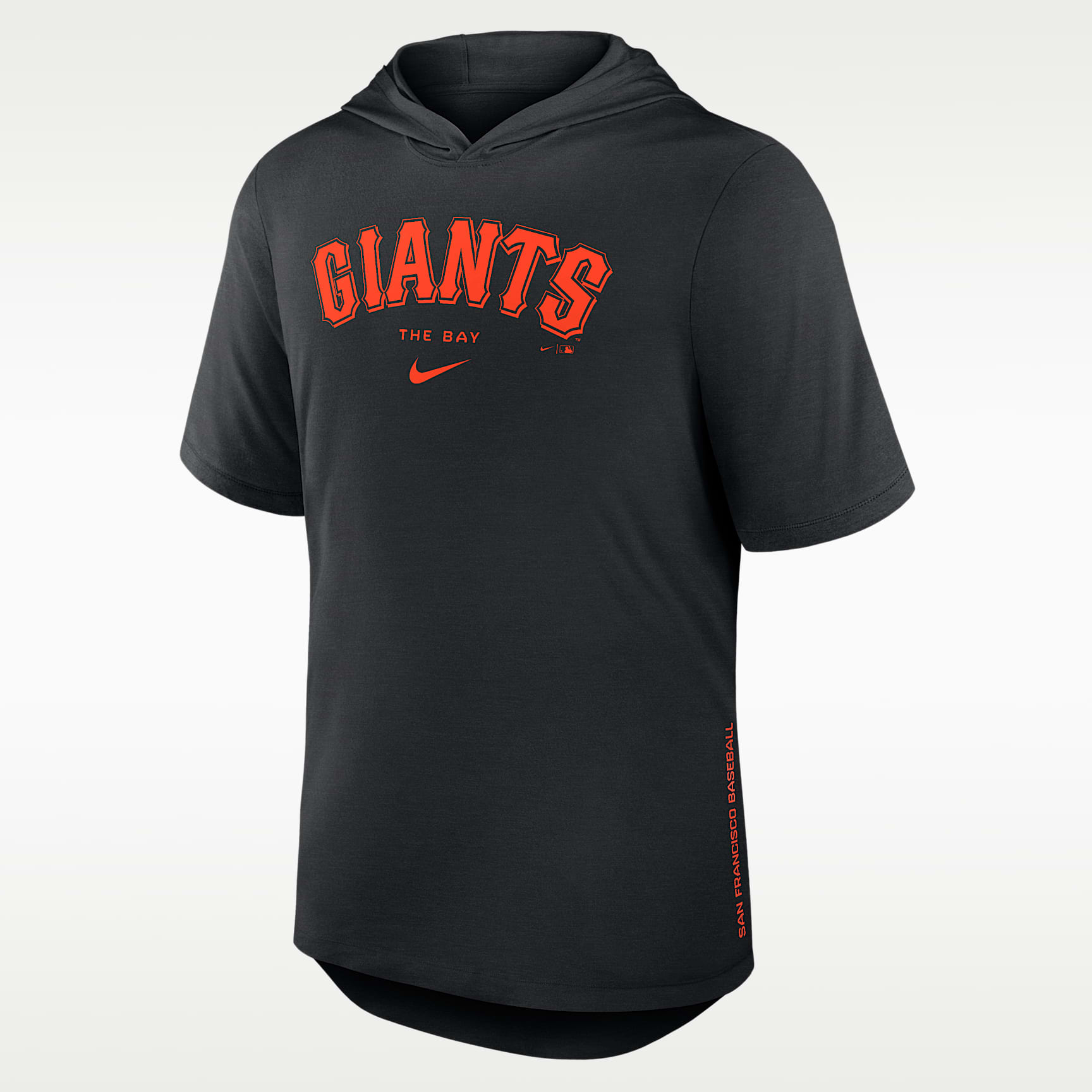 San Francisco Giants Arched Wordmark Men's Nike Dri-FIT MLB Hooded T-Shirt
