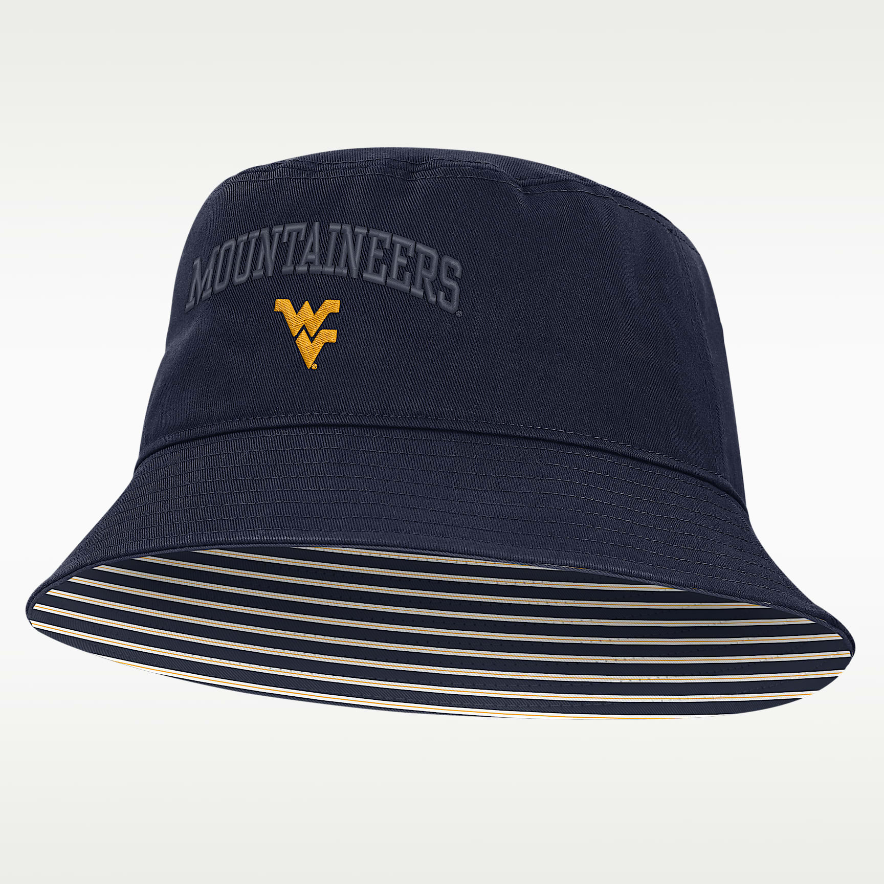 West Virginia Primetime Apex Men's Nike College Bucket Hat
