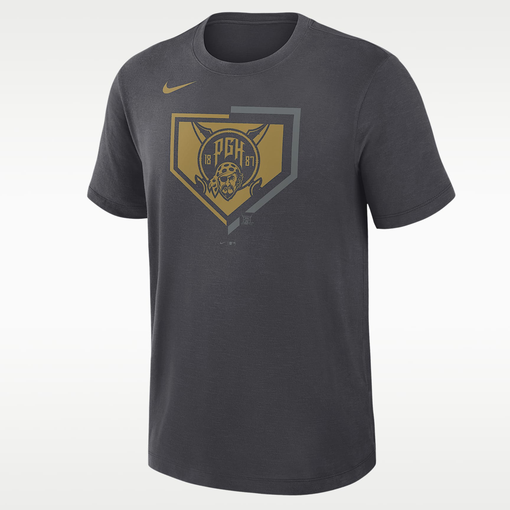 Pittsburgh Pirates Icon City Connect Logo Men's Nike Dri-FIT MLB T-Shirt