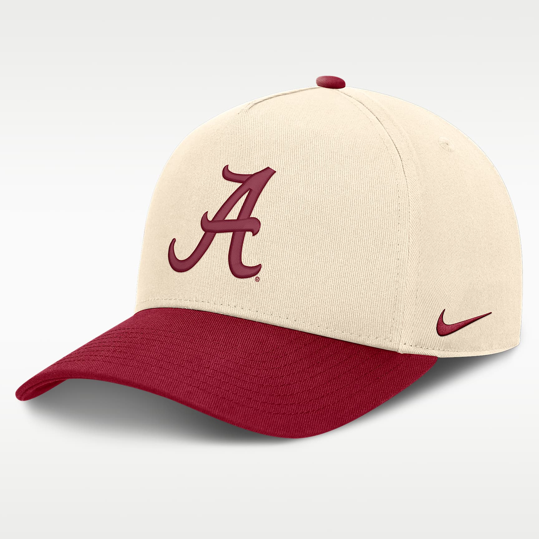 Alabama Campus Prep Rise Men's Nike College A-Frame Adjustable Hat