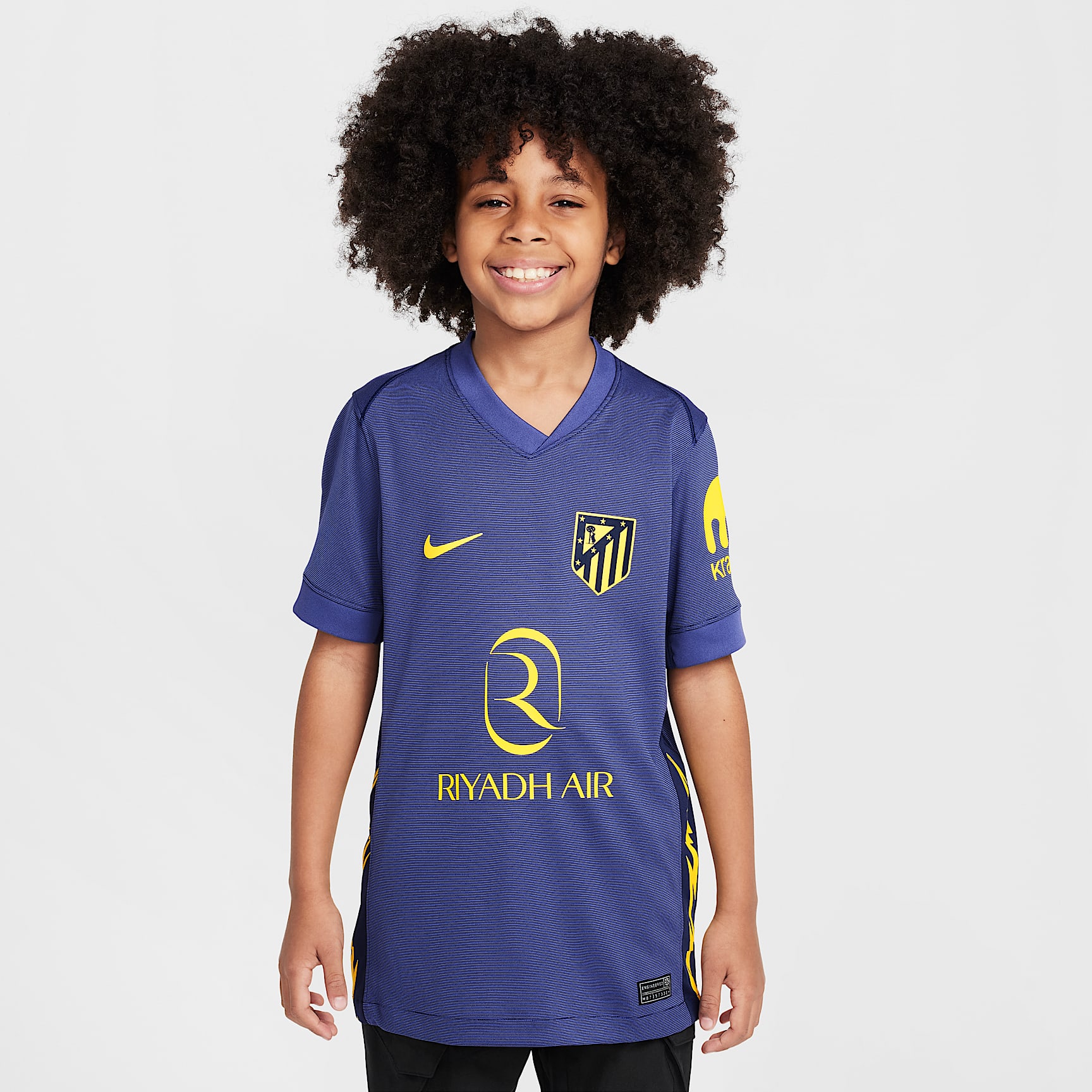 Atlético Madrid 2025/26 Stadium Away Older Kids' Nike Dri-FIT Football Replica Shirt