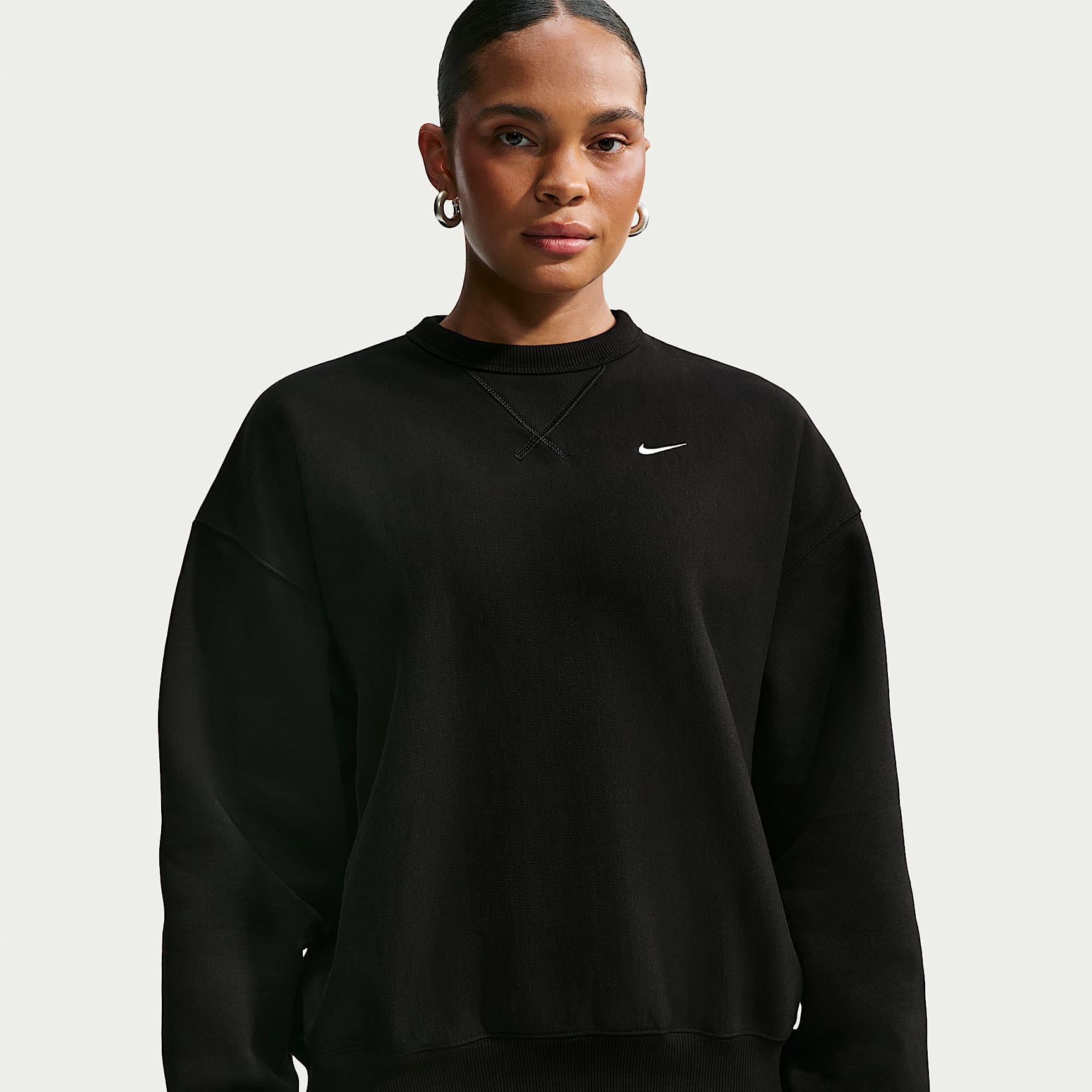 Nike Studio Fleece Heavyweight Women's Oversized Crew
