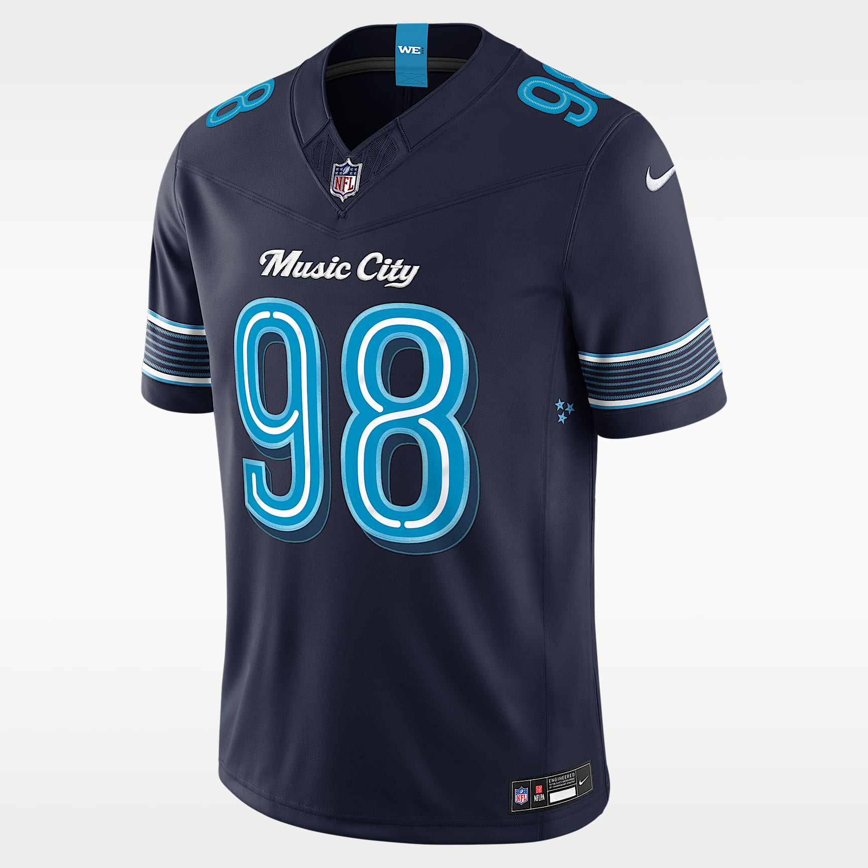Jeffery Simmons Tennessee Titans Rivalries Collection Men's Nike Dri-FIT NFL Limited Jersey