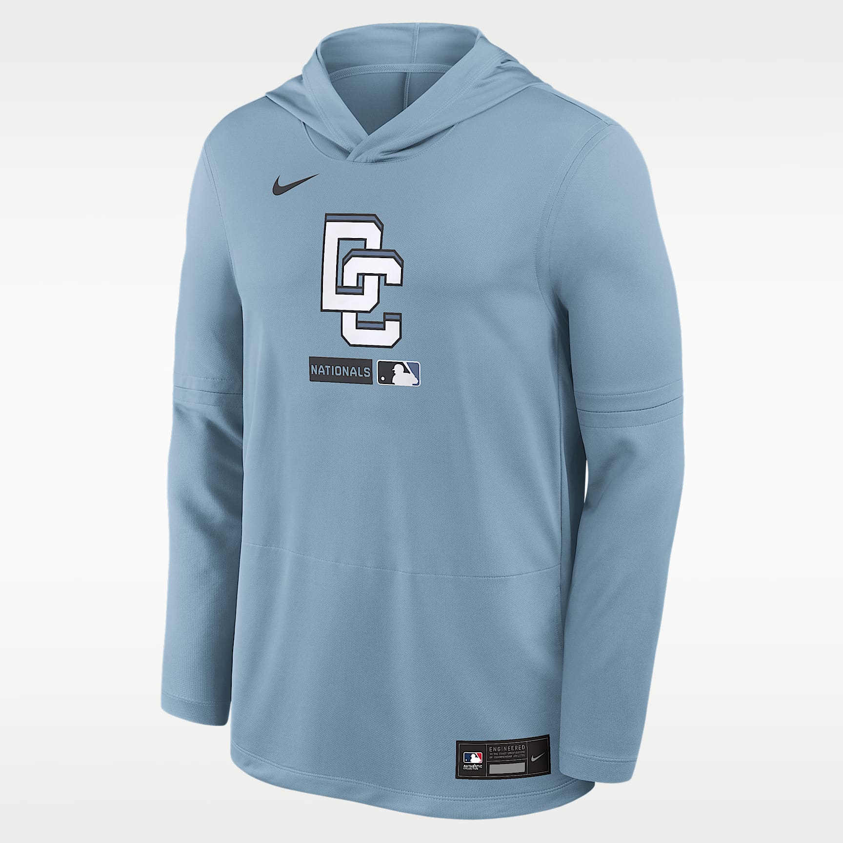 Washington Nationals City Connect Men's Nike Dri-FIT MLB Long-Sleeve Hooded Top