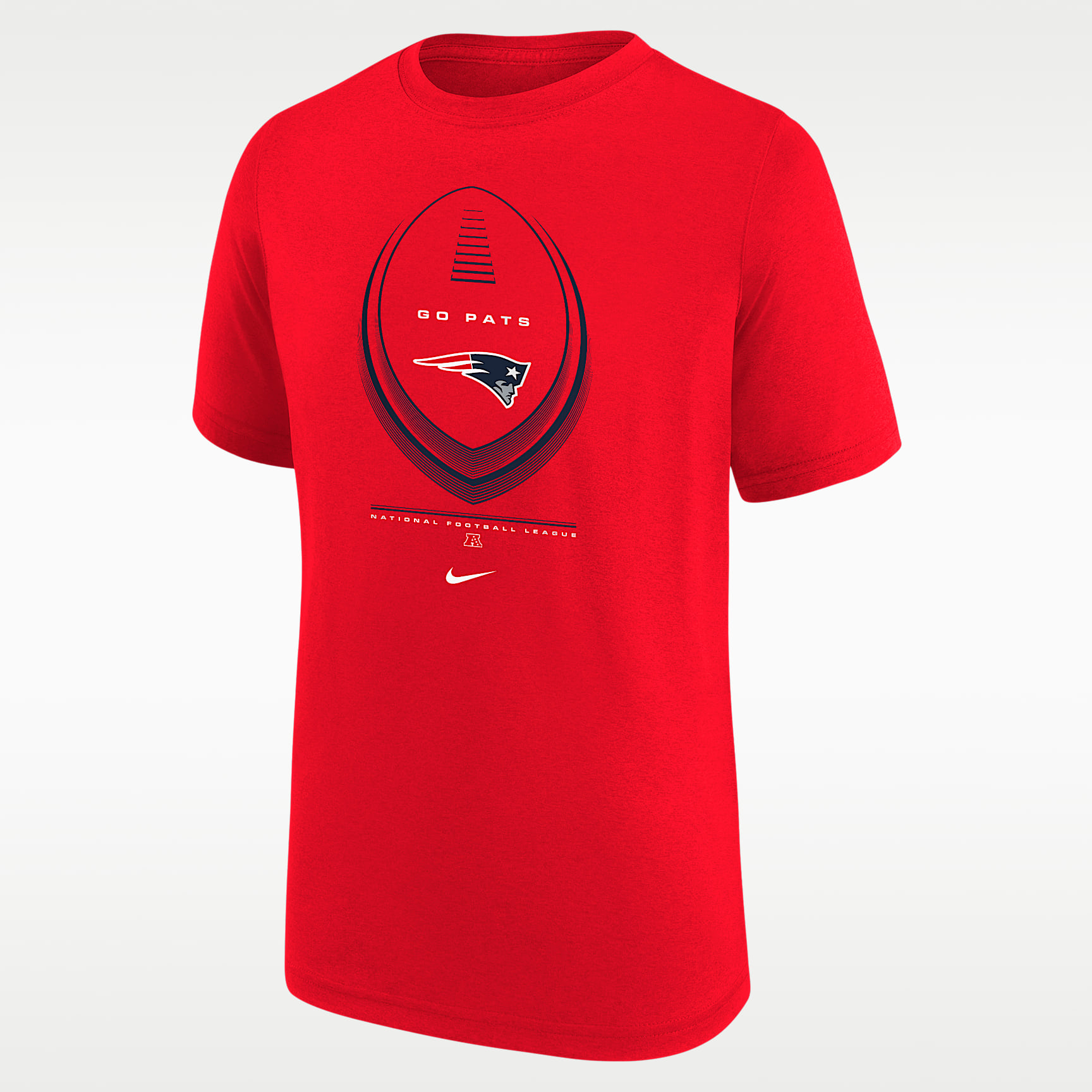 New England Patriots Icon Legend Edition Big Kids' Nike Dri-FIT NFL T-Shirt