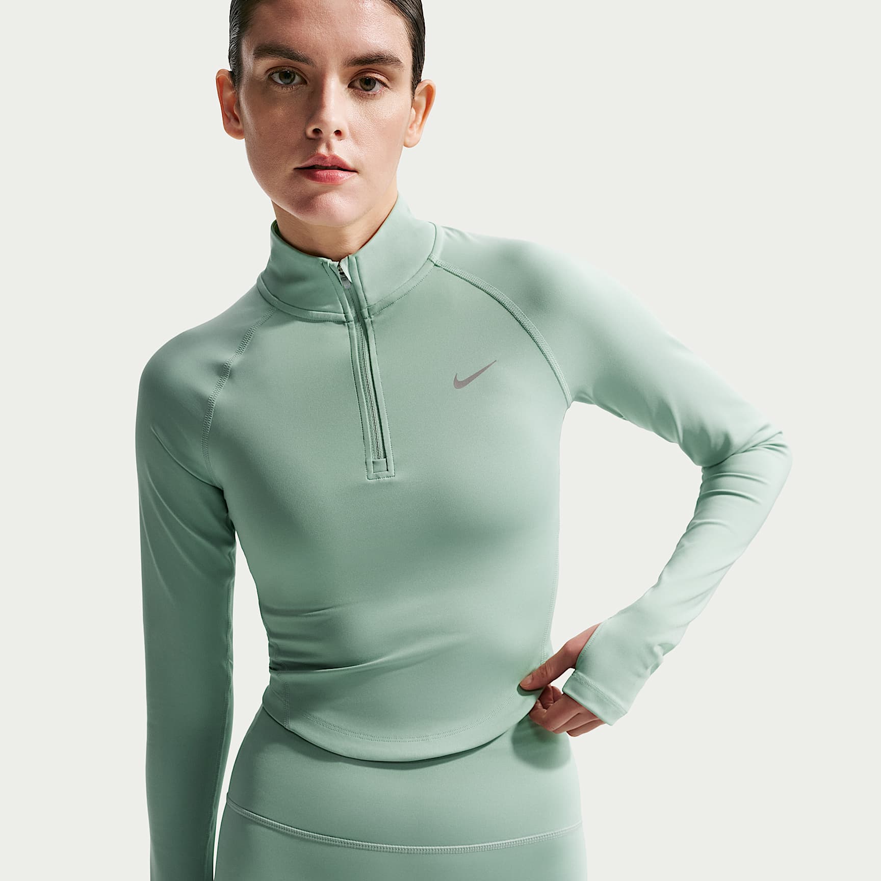 Nike Tempo Women's Dri-FIT Fitted 1/2-Zip Running Top
