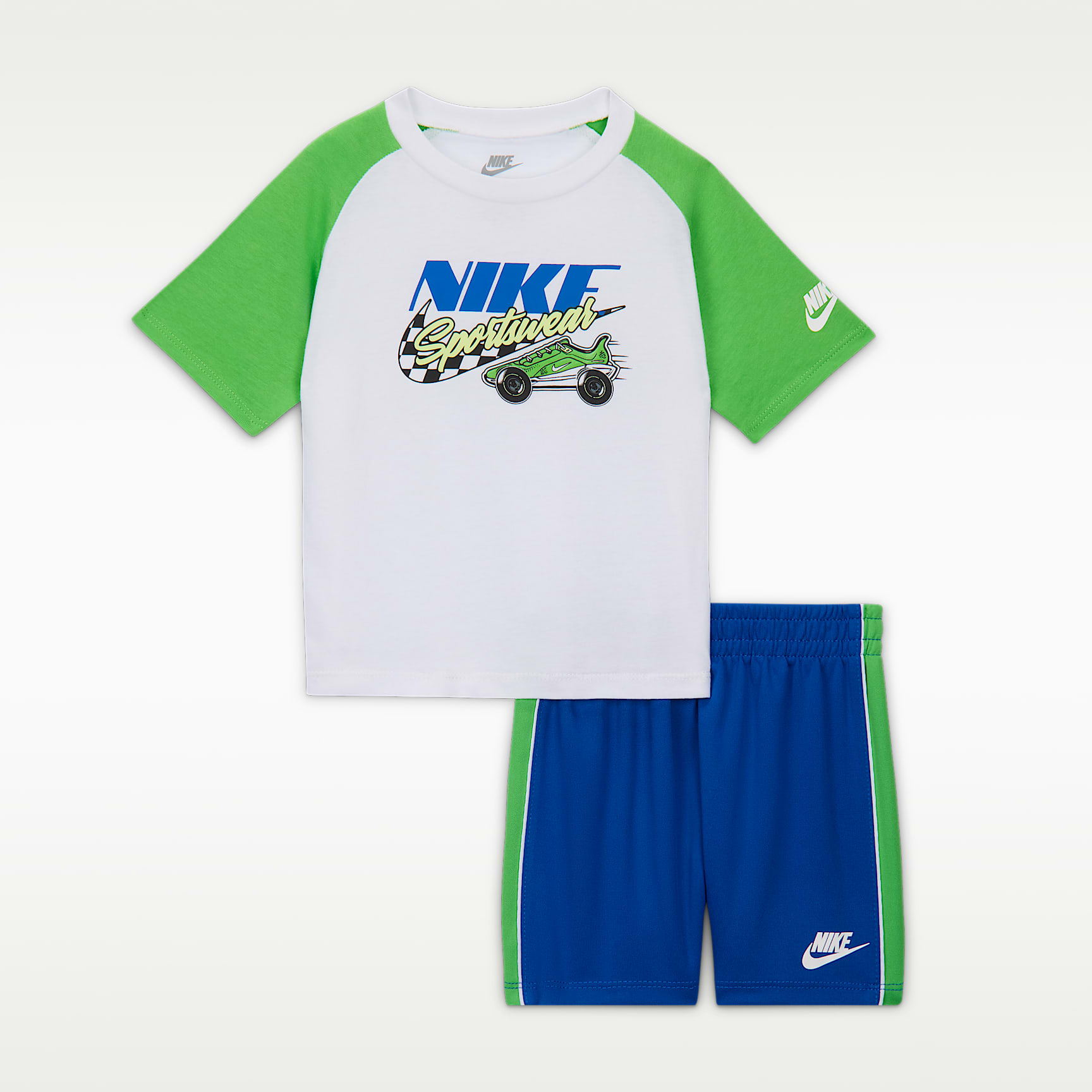 Conjunto de 2 piezas con shorts Victory Lap para bebé (12 a 24 meses) Nike Sportswear
