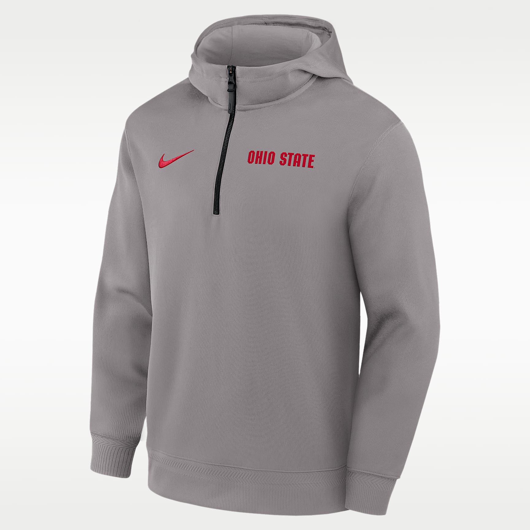 Sudadera universitaria con gorro y cierre de 1/4 Nike Dri-FIT para hombre Ohio State Coaches Premium