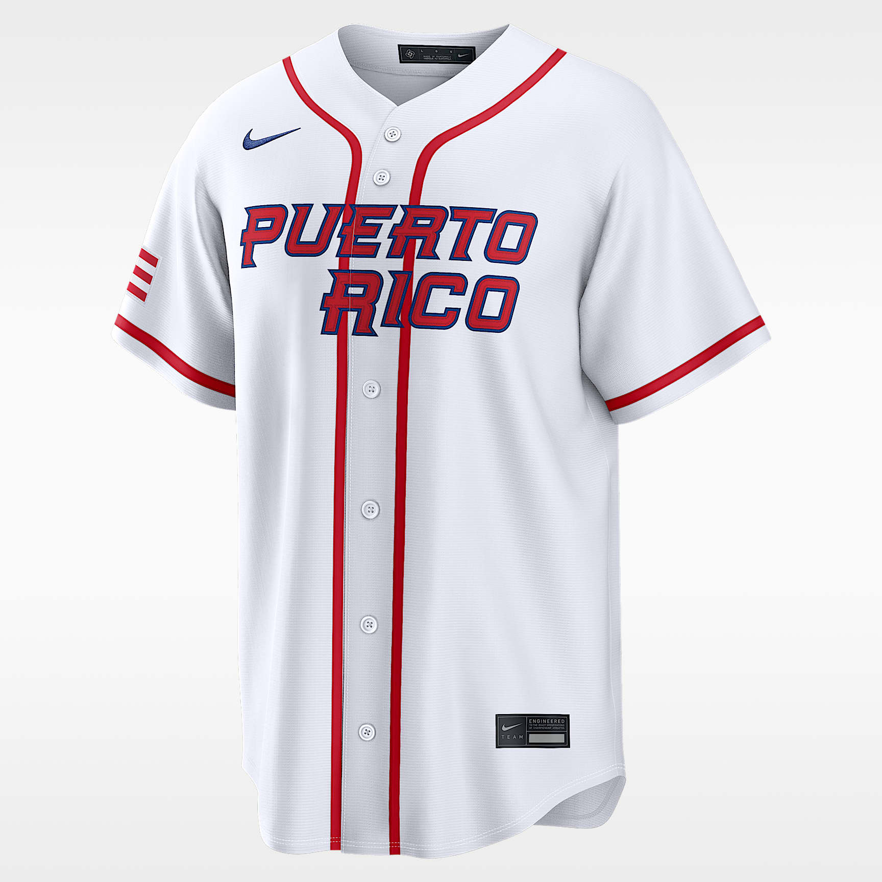 Puerto Rico National Baseball Team 2026 World Baseball Classic Men's Nike Stadium Jersey