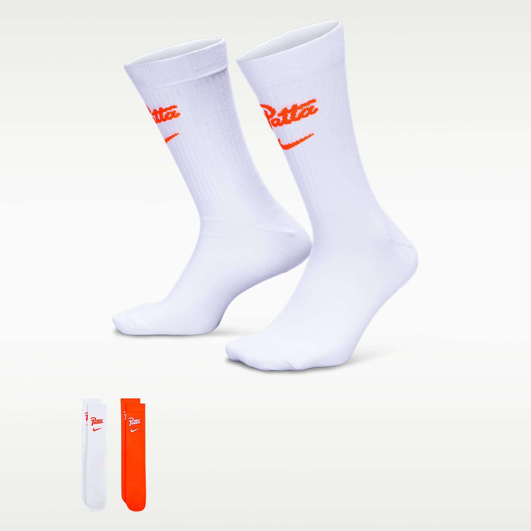 Chaussettes mi-mollet Pays-Bas x Patta Everyday Essential (2 paires)