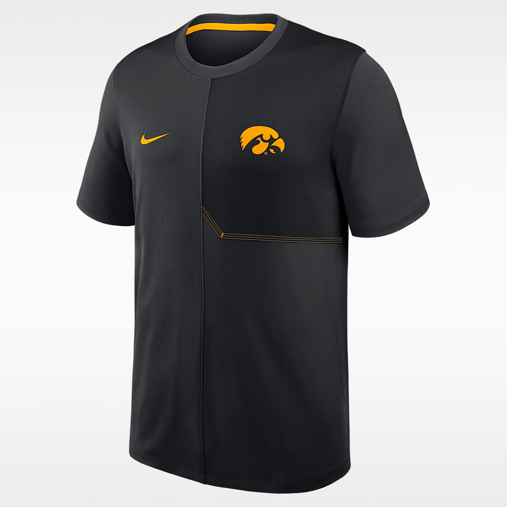 Iowa Sideline Coach Men's Nike Dri-FIT College Top