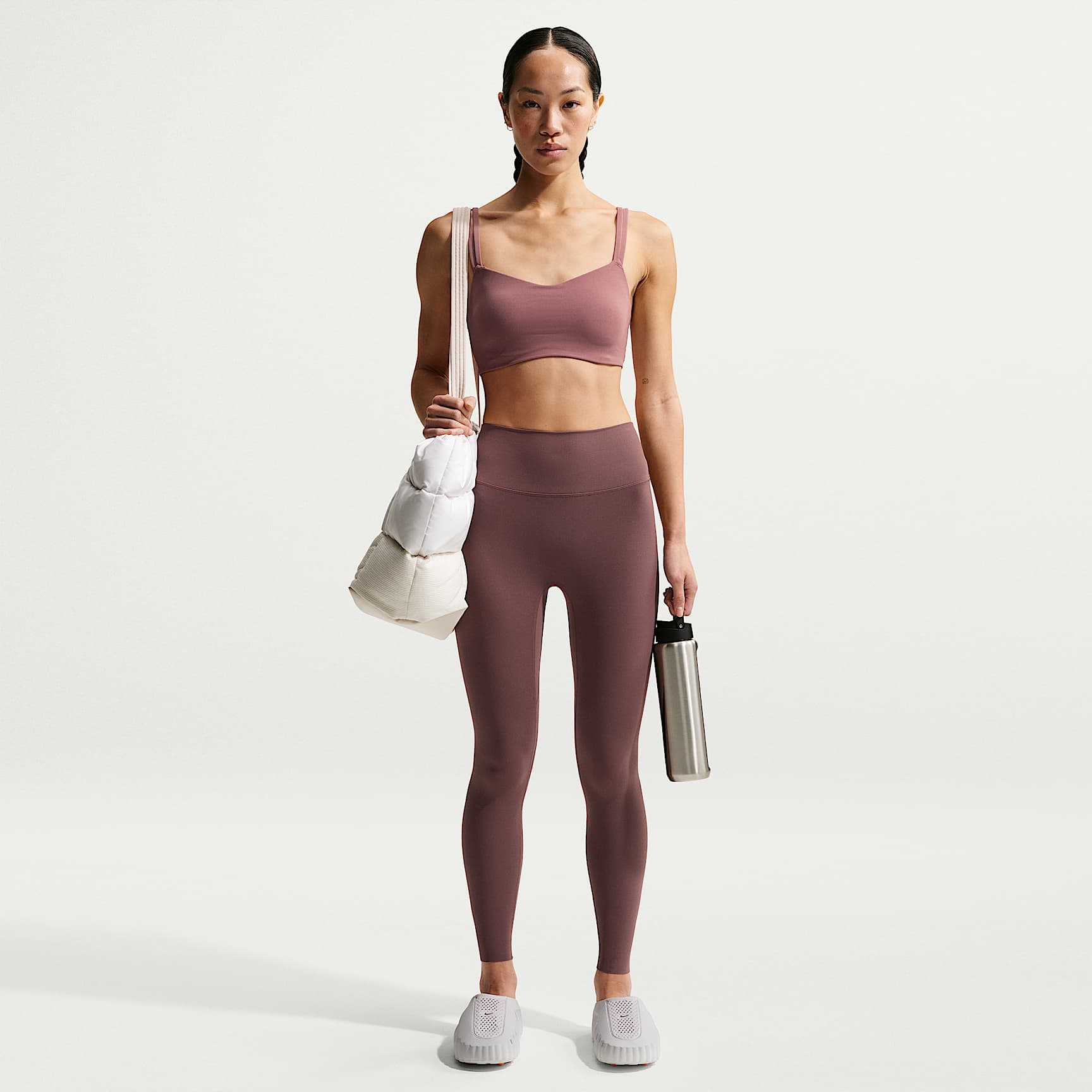 Nike Zenvy Women's High-Waisted Full-Length Leggings with No Front Seam