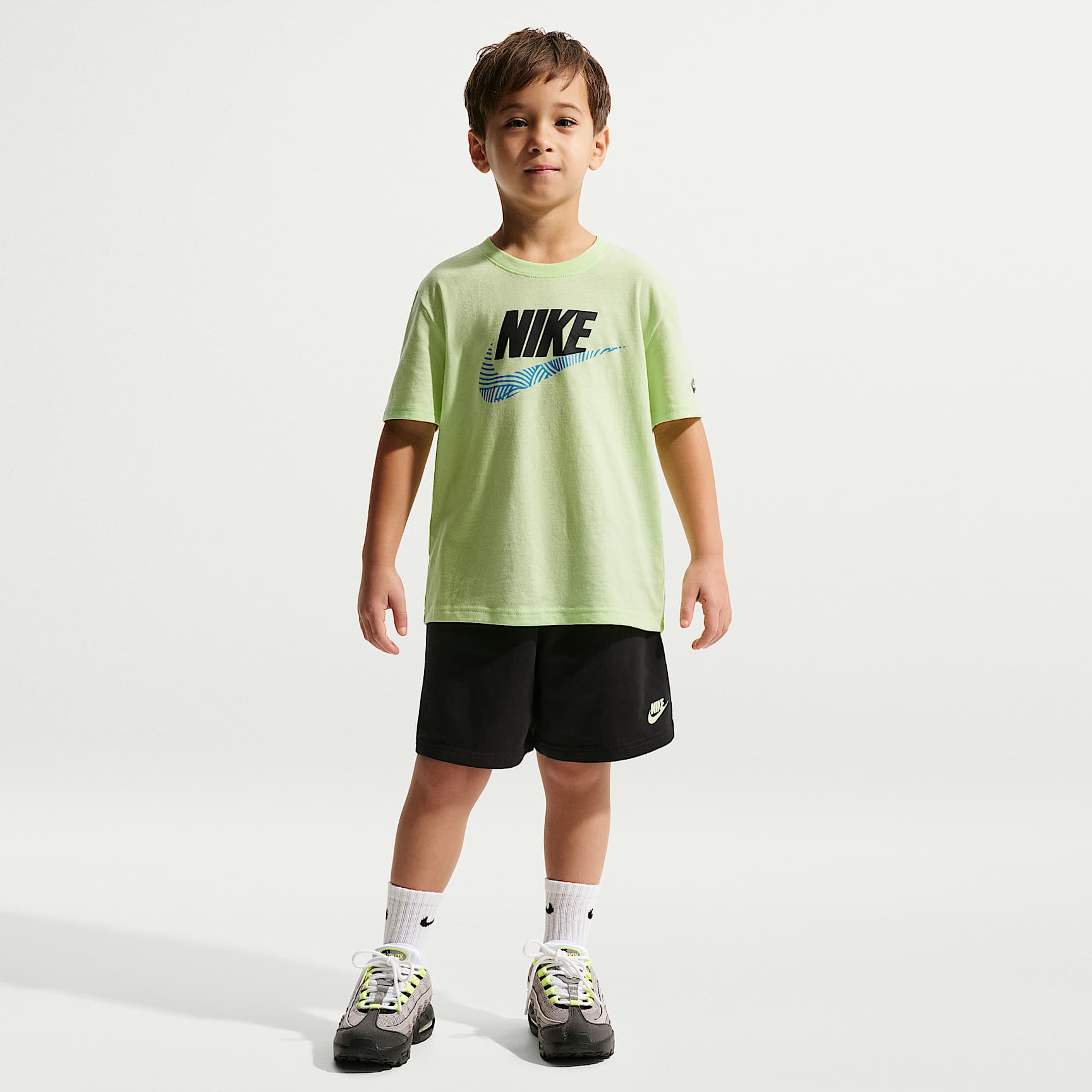 Nike Sportswear In The Zone Little Kids' 2-Piece Relaxed French Terry Shorts Set