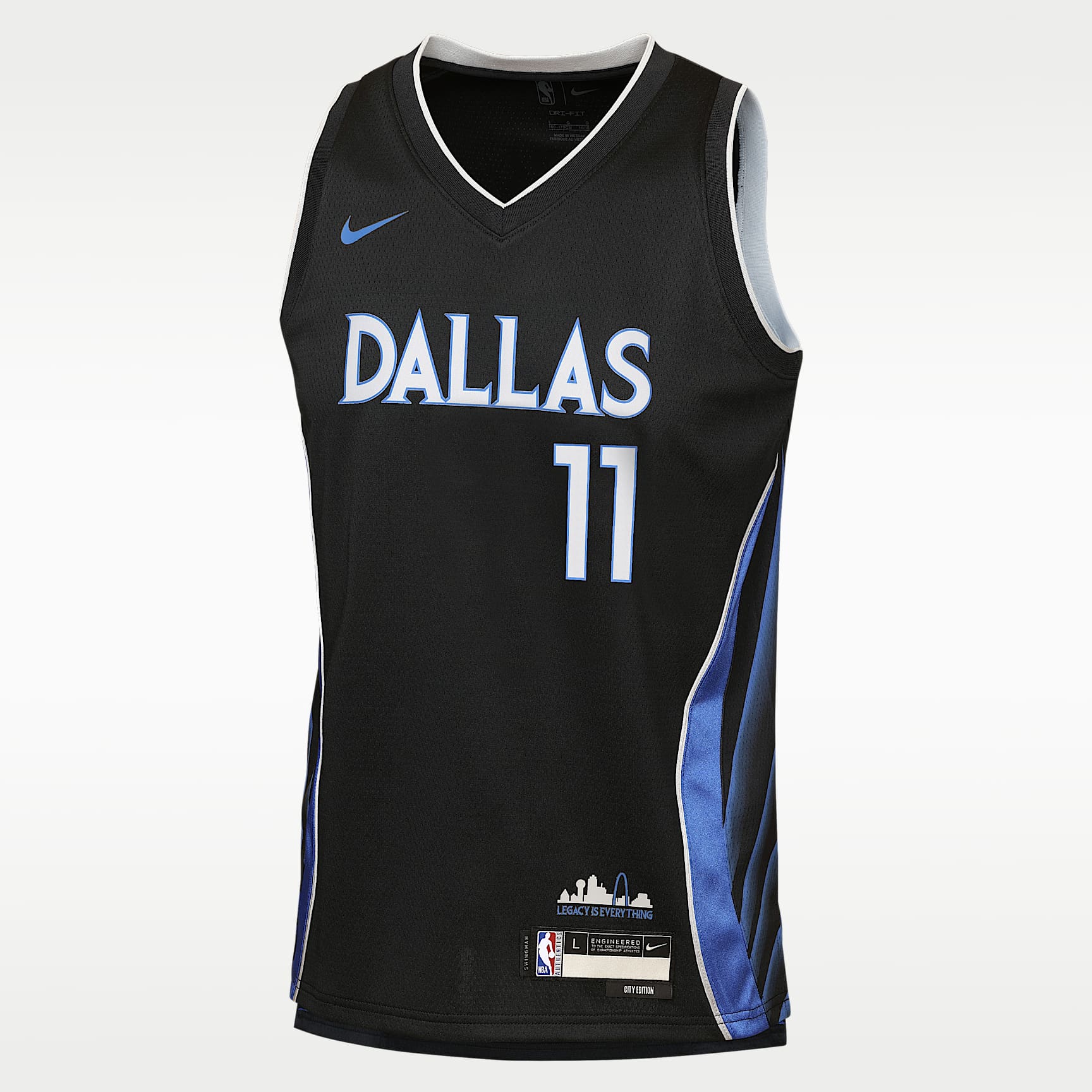 Jersey Nike de la NBA Swingman para niños talla grande Kyrie Irving Dallas Mavericks City Edition