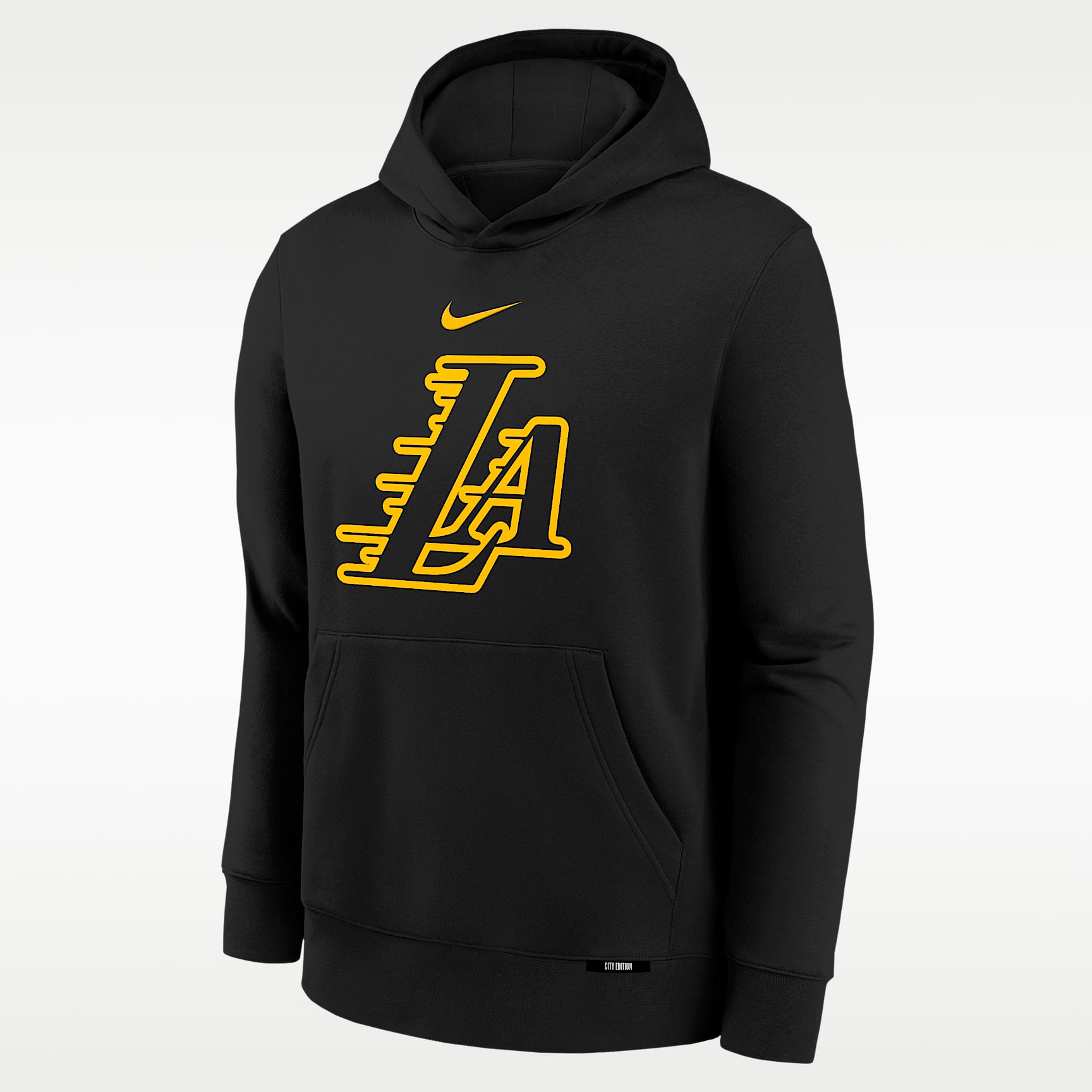 Los Angeles Lakers Club Fleece City Edition Big Kids' Fleece Hoodie