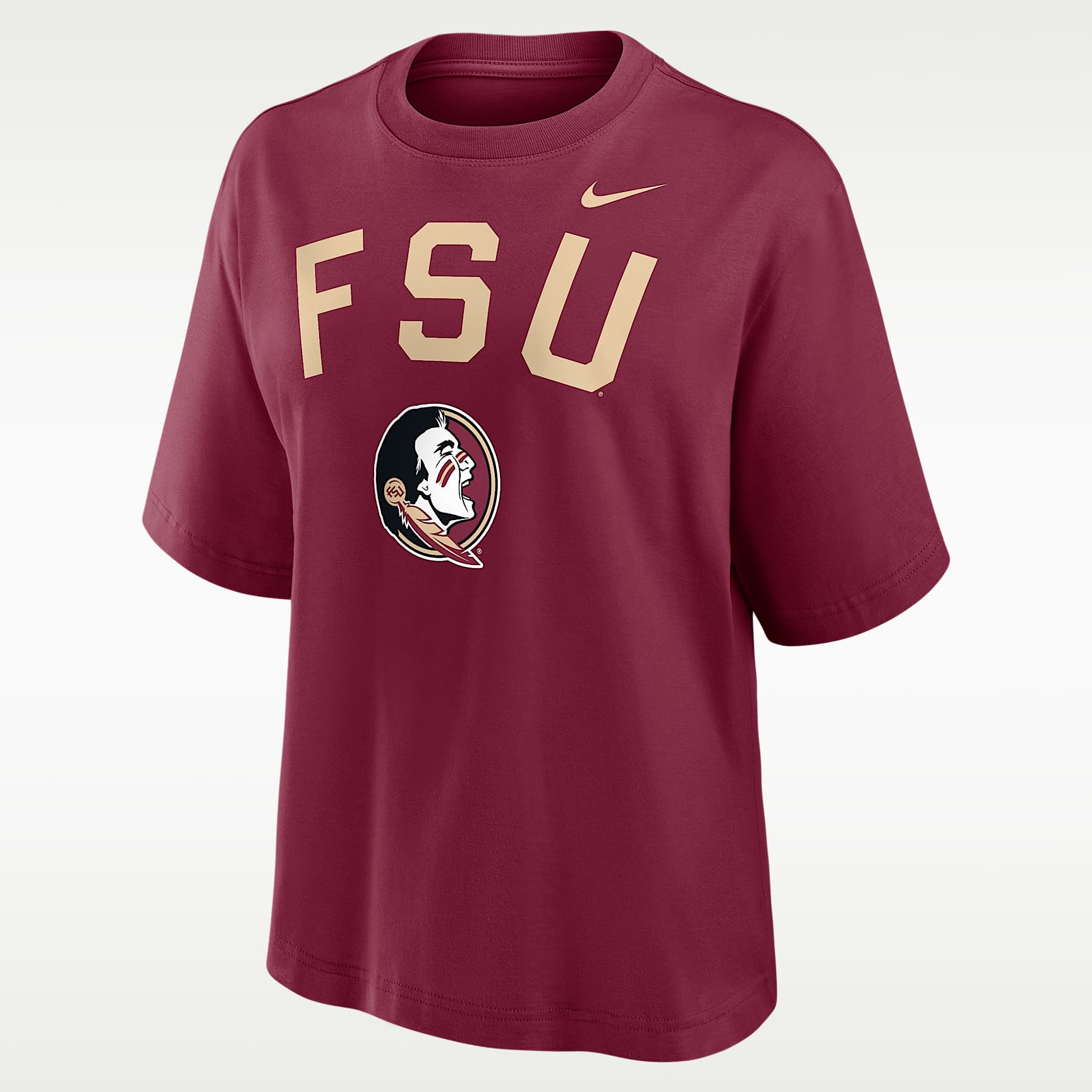 Florida State Arch Over Logo Boxy Women's Nike College T-Shirt
