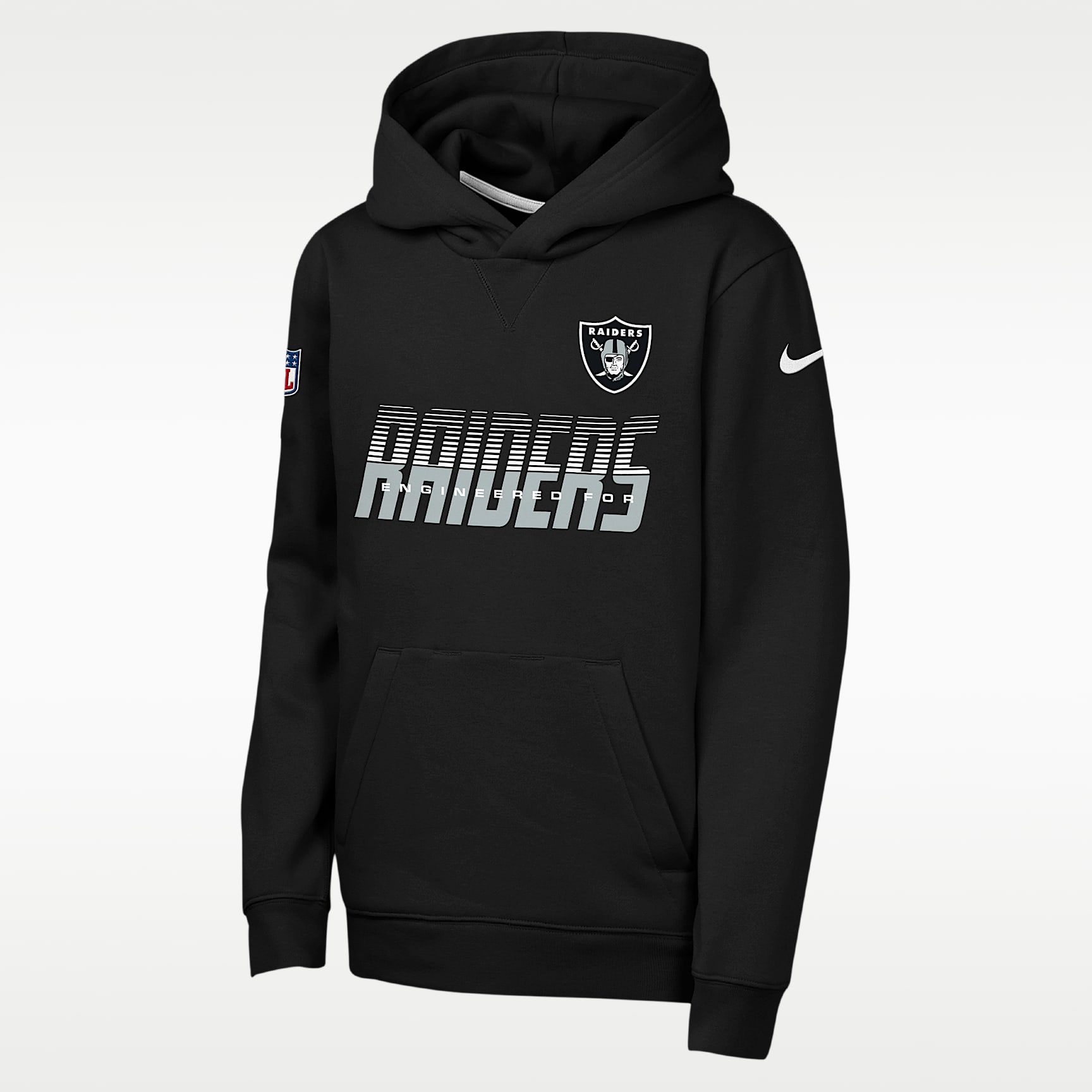 Las Vegas Raiders Sideline Big Kids' Nike NFL Pullover Hoodie
