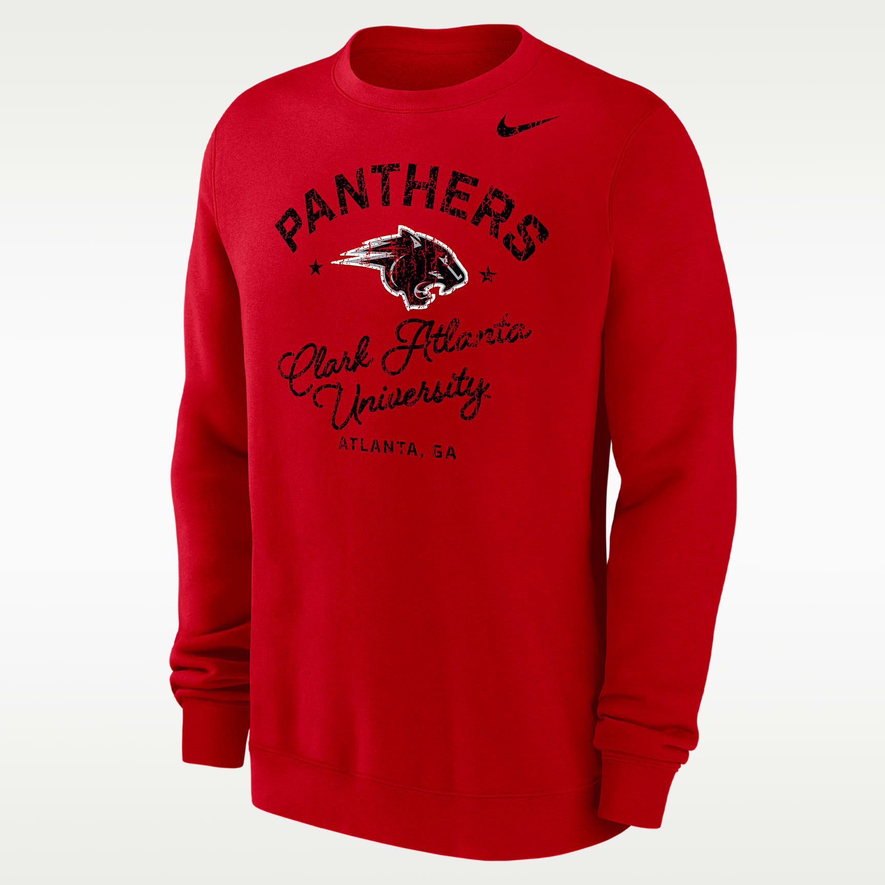 Nike College (Clark Atlanta University) Men’s Club Fleece Crew-Neck Sweatshirt