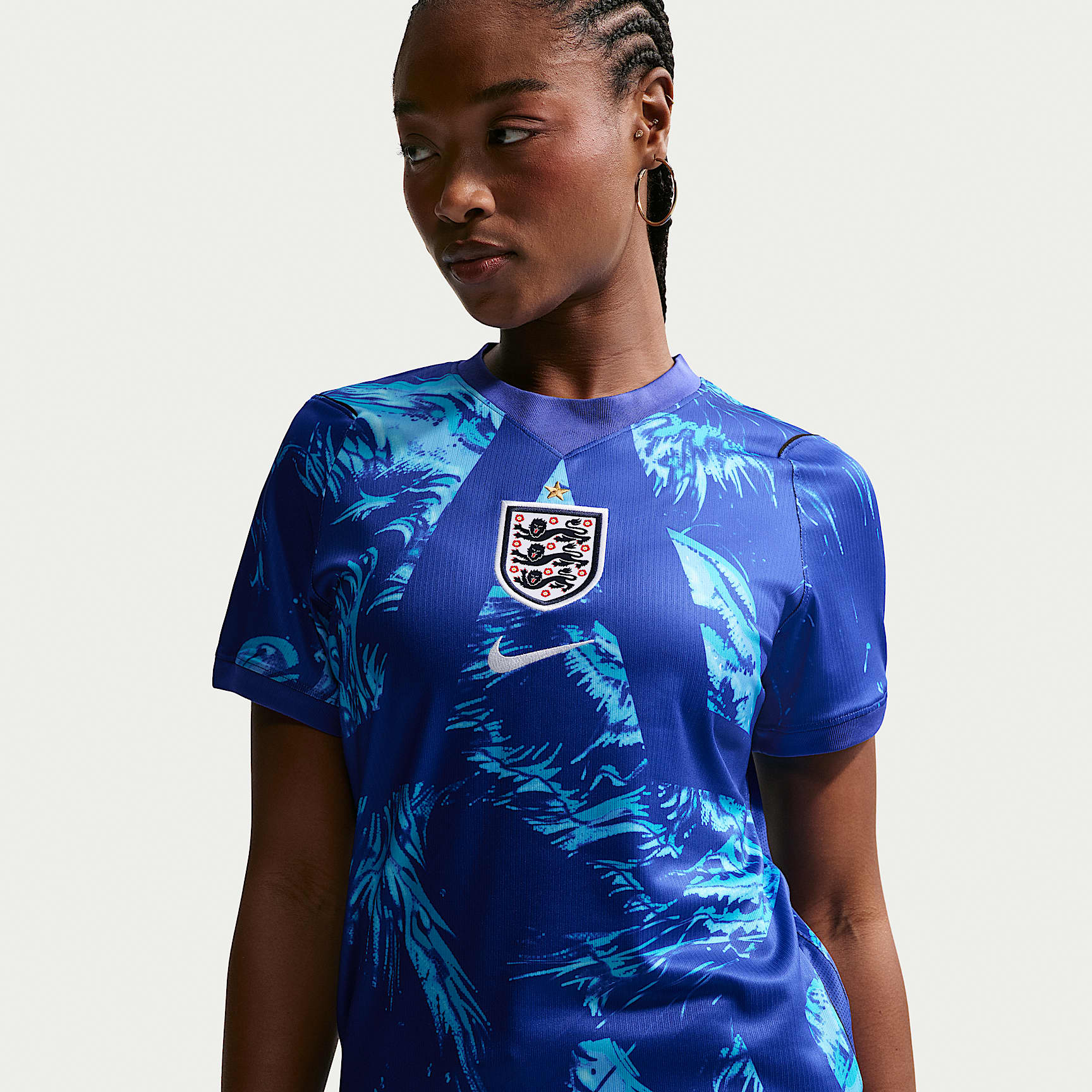 Kortermet England 2026 Stadium Goalkeeper Nike Replica Dri-FIT-fotballdrakt til herre