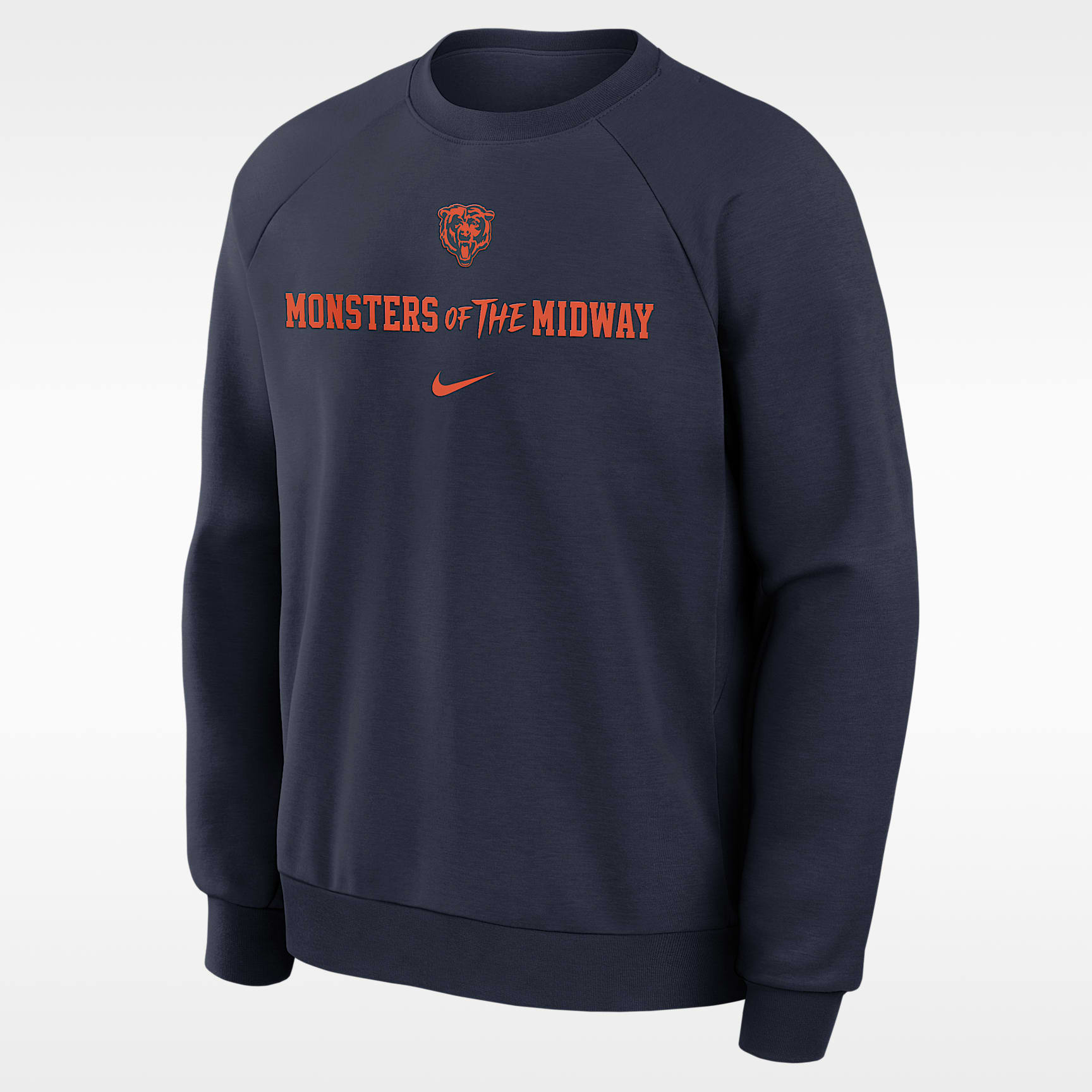 Chicago Bears Rivalries Collection Primary Men's Nike Dri-FIT NFL Pullover Crew