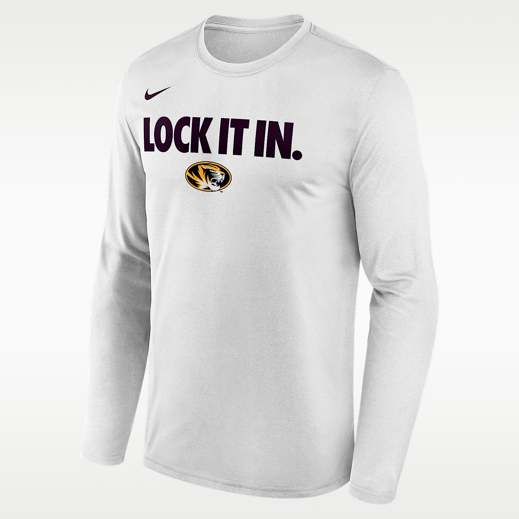 Missouri 2026 On-Court Bench Men's Nike Dri-FIT College Long-Sleeve T-Shirt