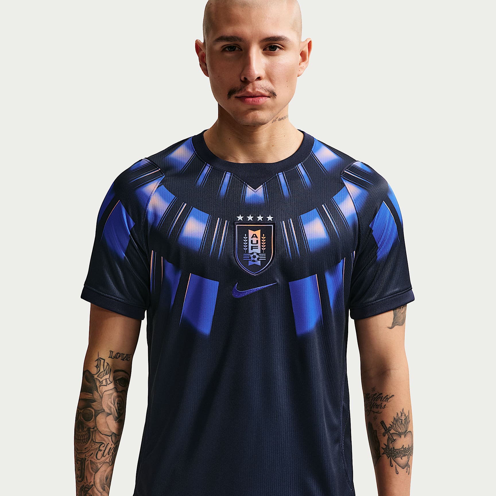 Fotbollströja Uruguay 2026 Stadium Nike Dri-FIT Replica (bortaställ) för män