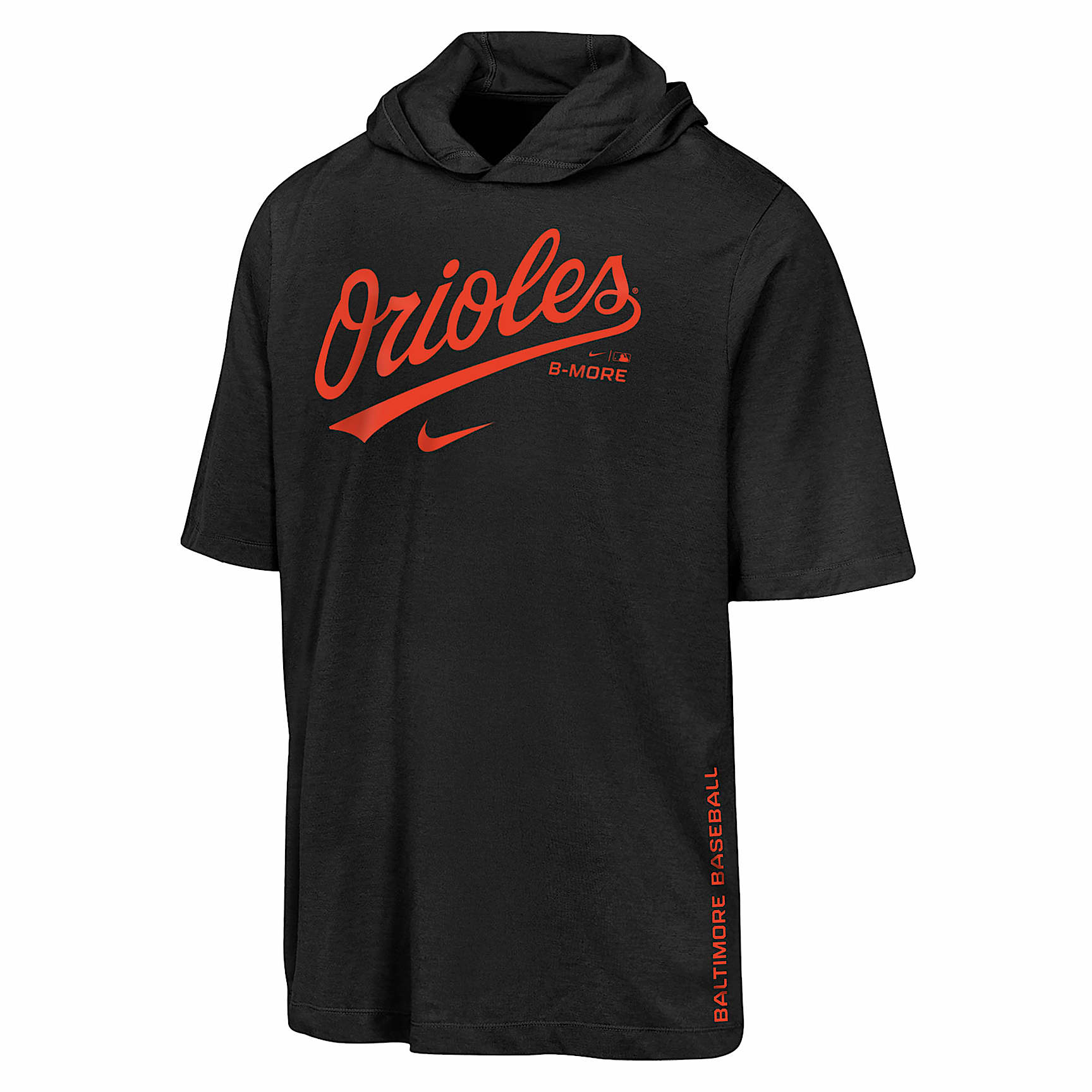 Baltimore Orioles Big Kids' Nike Dri-FIT MLB Hooded T-Shirt