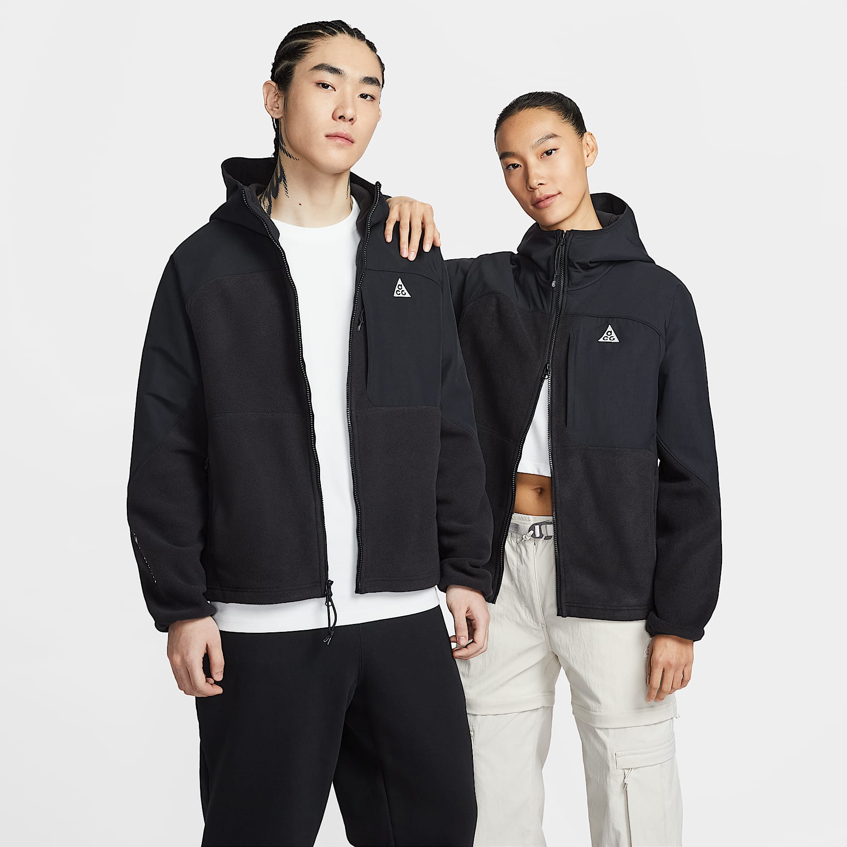 Nike ACG 'Wolf Tree' Plus Full-Zip Hooded Mid Layer