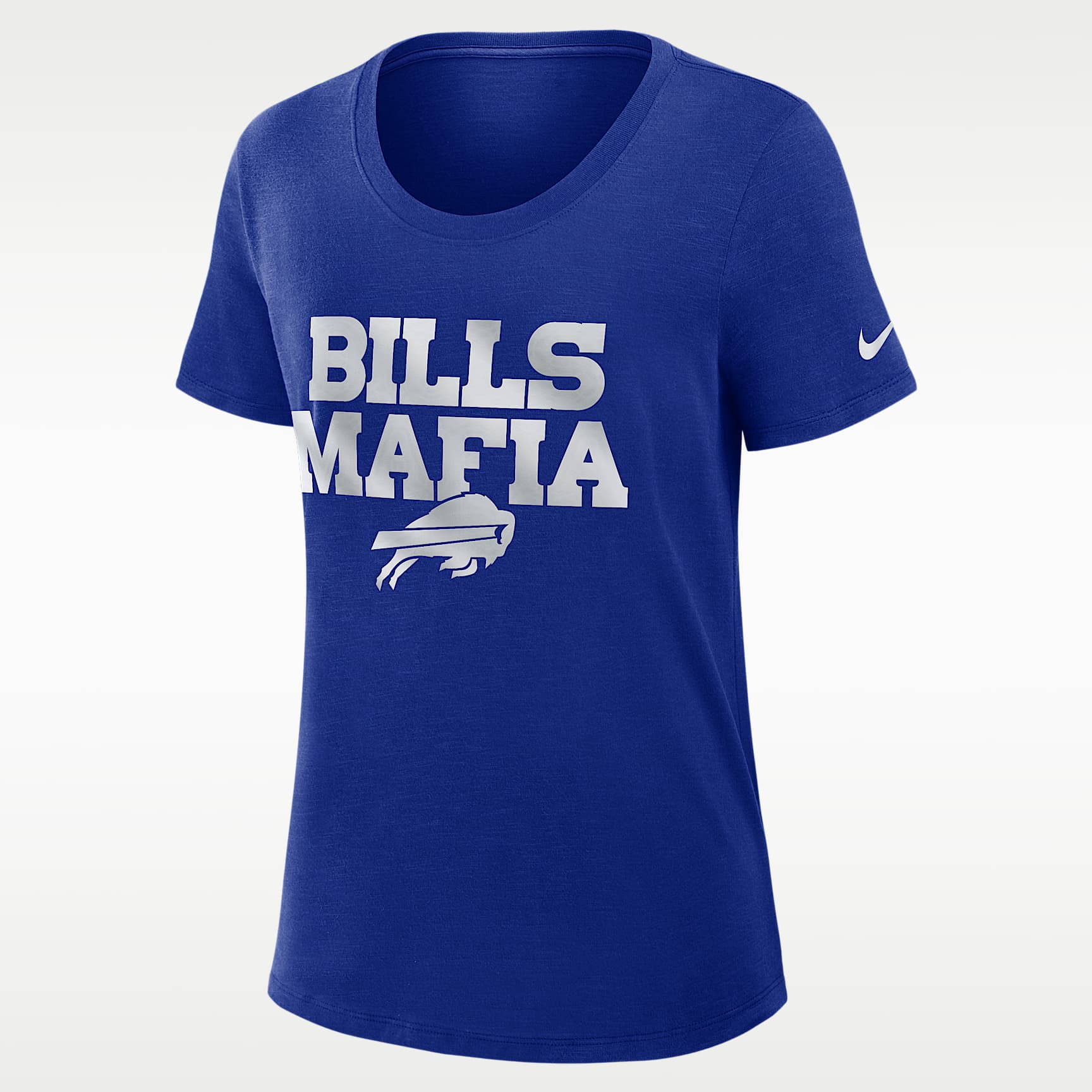 Playera Nike Dri-FIT de la NFL para mujer Buffalo Bills Rivalries Collection Slub
