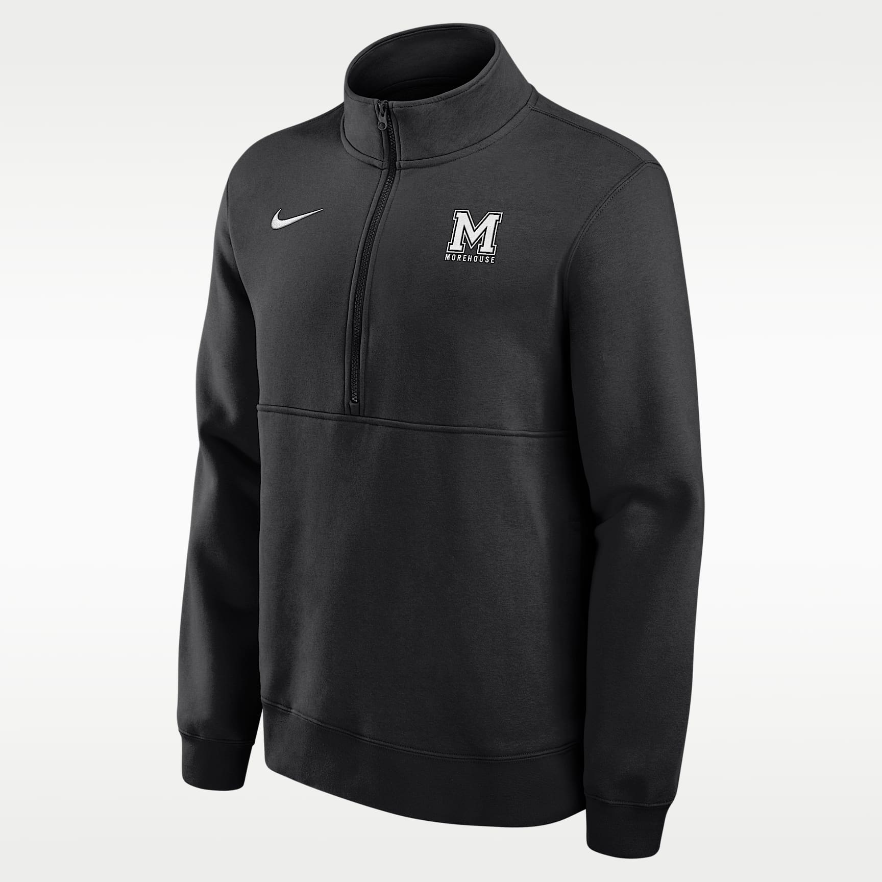 Nike College Club (Morehouse College Maroon Tigers) Men's Fleece Half-Zip Top