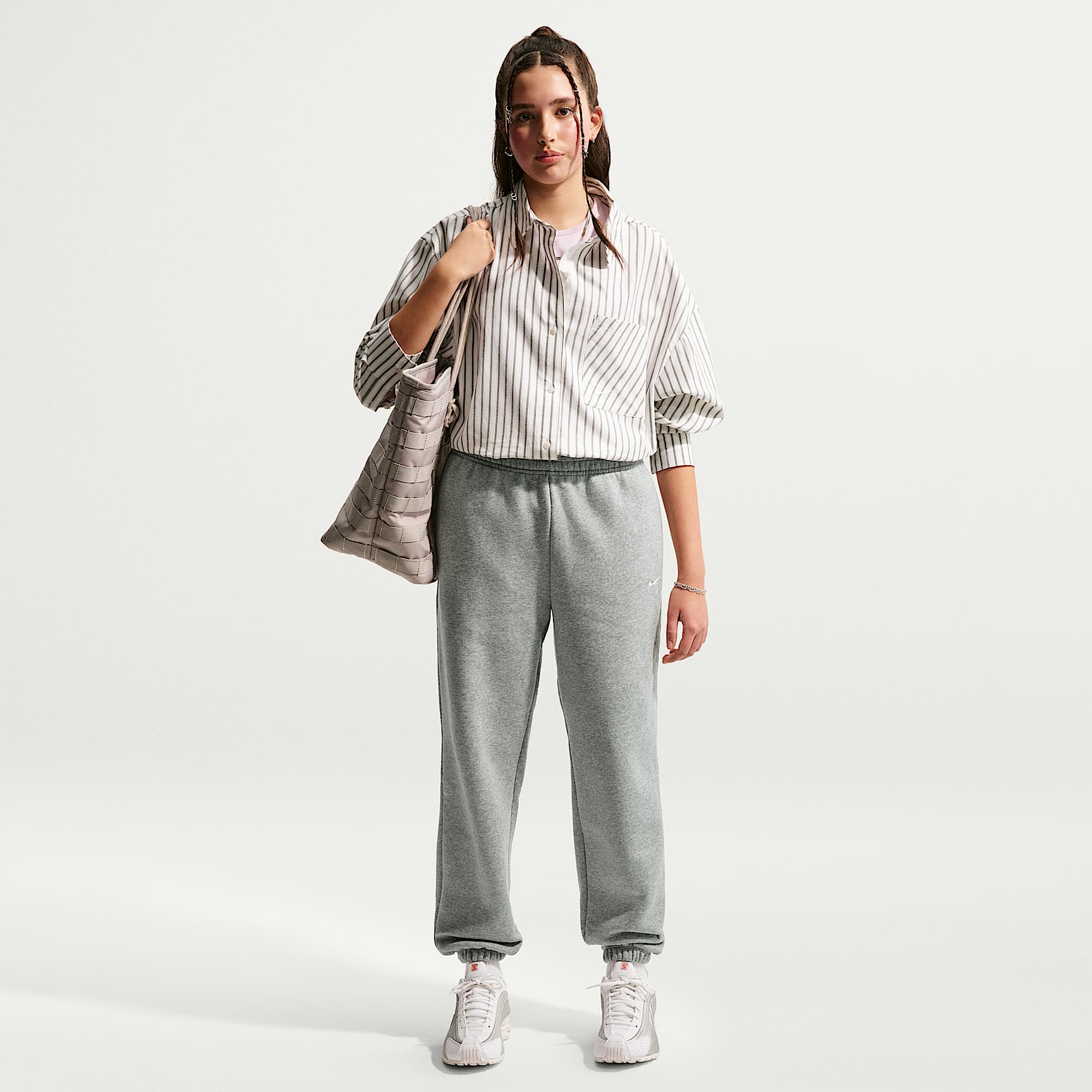Nike Sportswear Studio Fleece Girls' Loose Pants