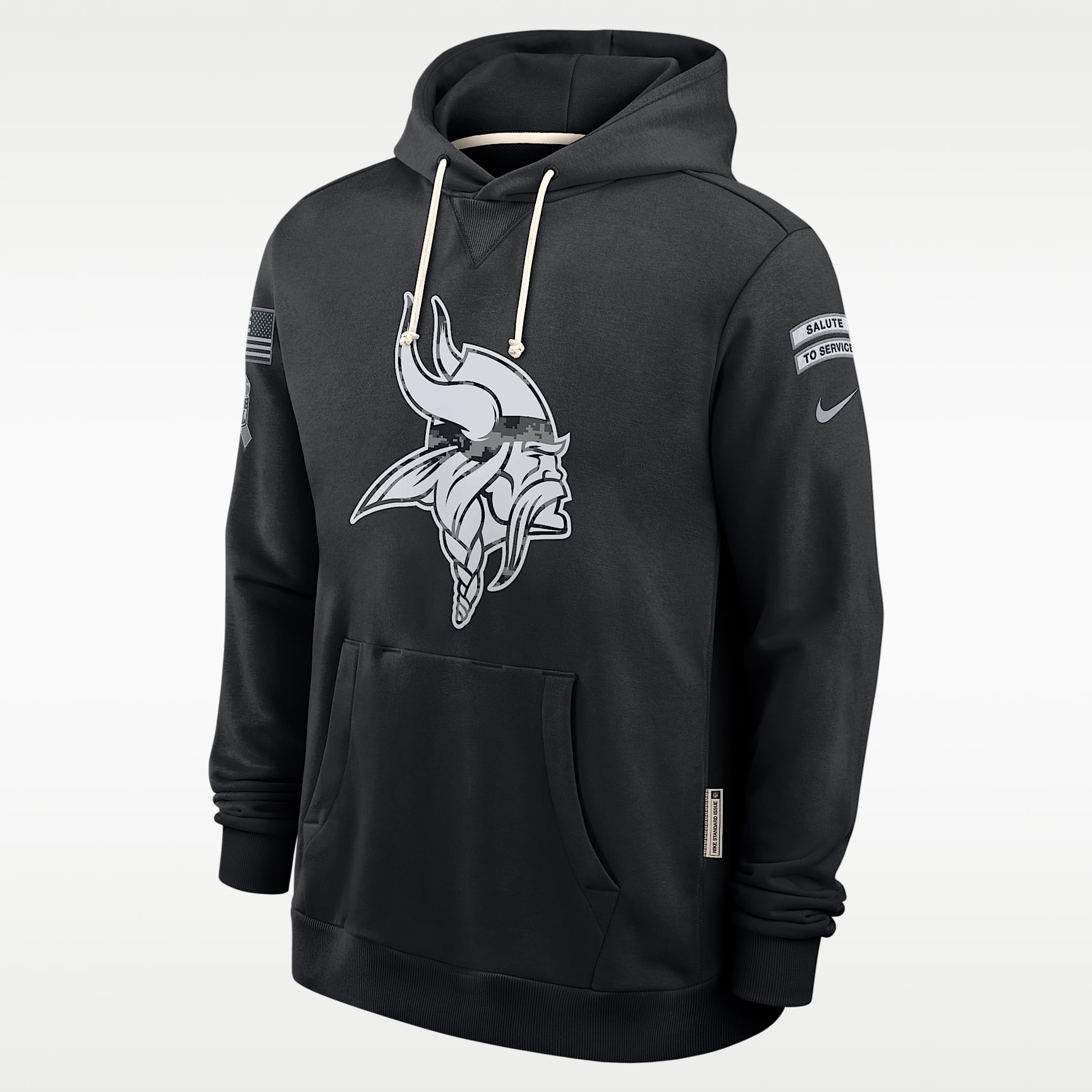 Minnesota Vikings Salute to Service Sideline Men's Nike Dri-FIT NFL Pullover Hoodie