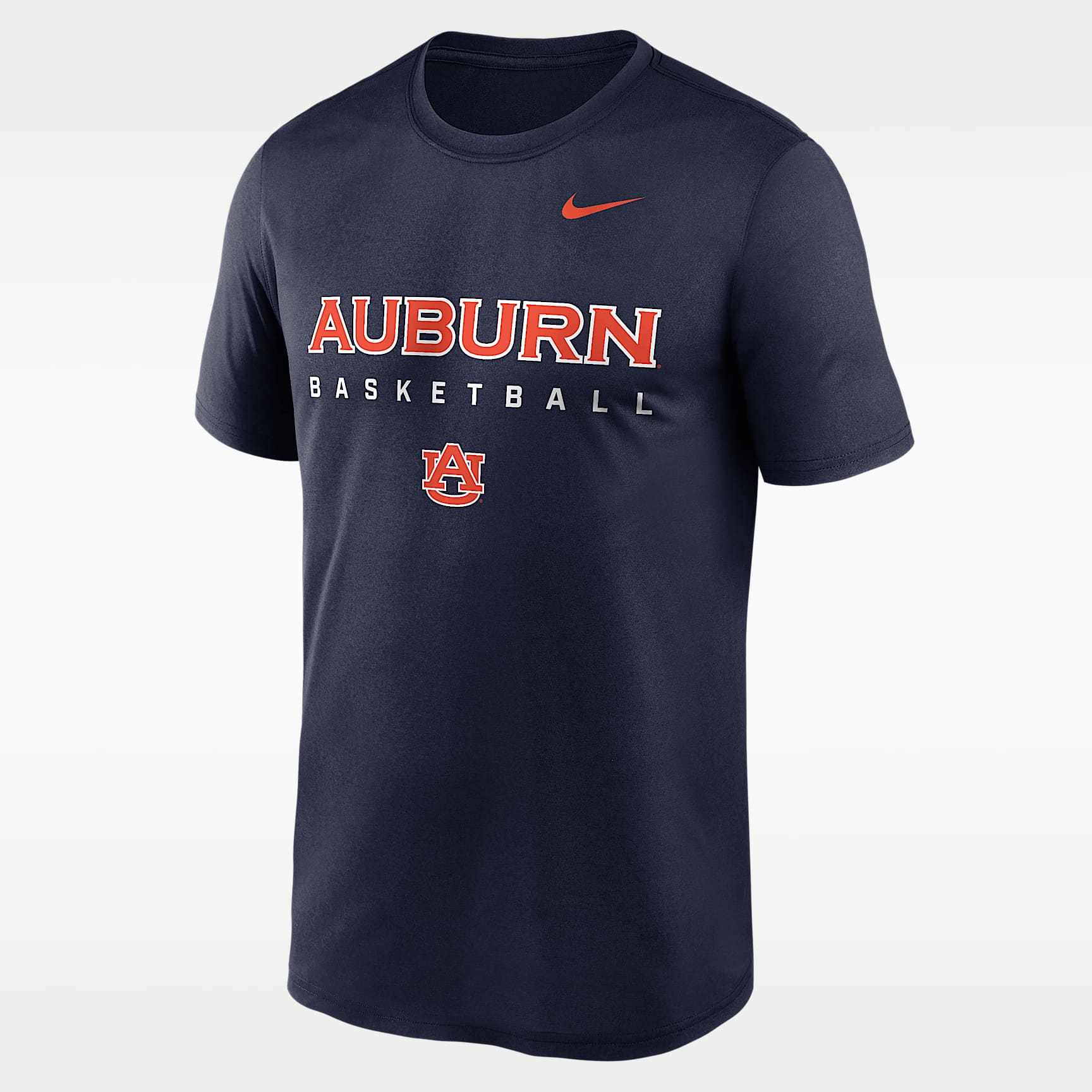 Playera universitaria Nike Dri-FIT Auburn Courtside Basketball Legend para hombre