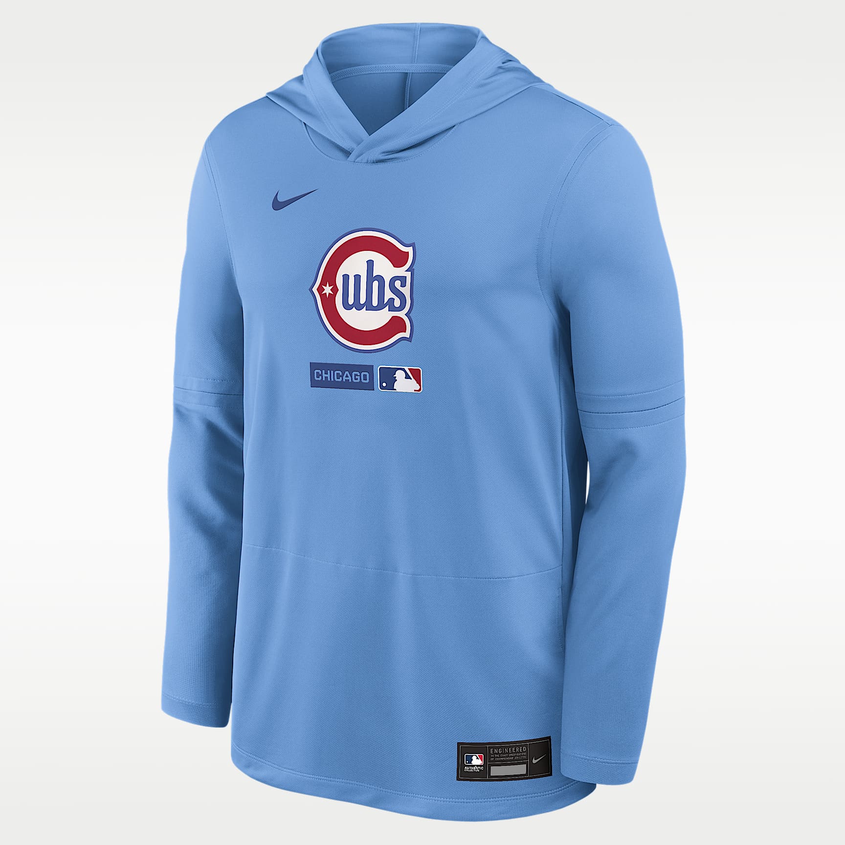 Chicago Cubs Authentic Collection Men's Nike Dri-FIT MLB Long-Sleeve Hooded Top