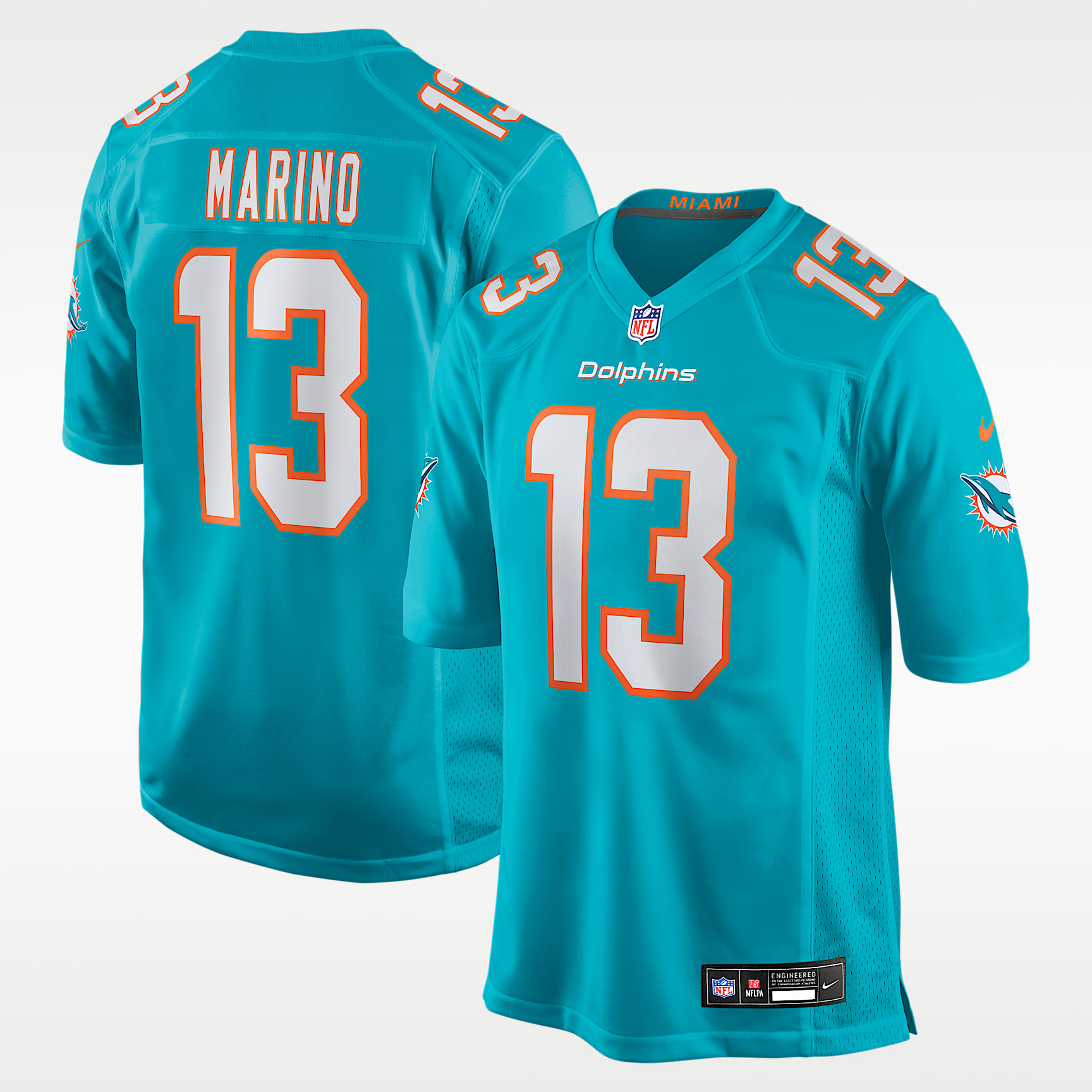 Jersey Nike de la NFL Game para hombre Dolphins (Marino)