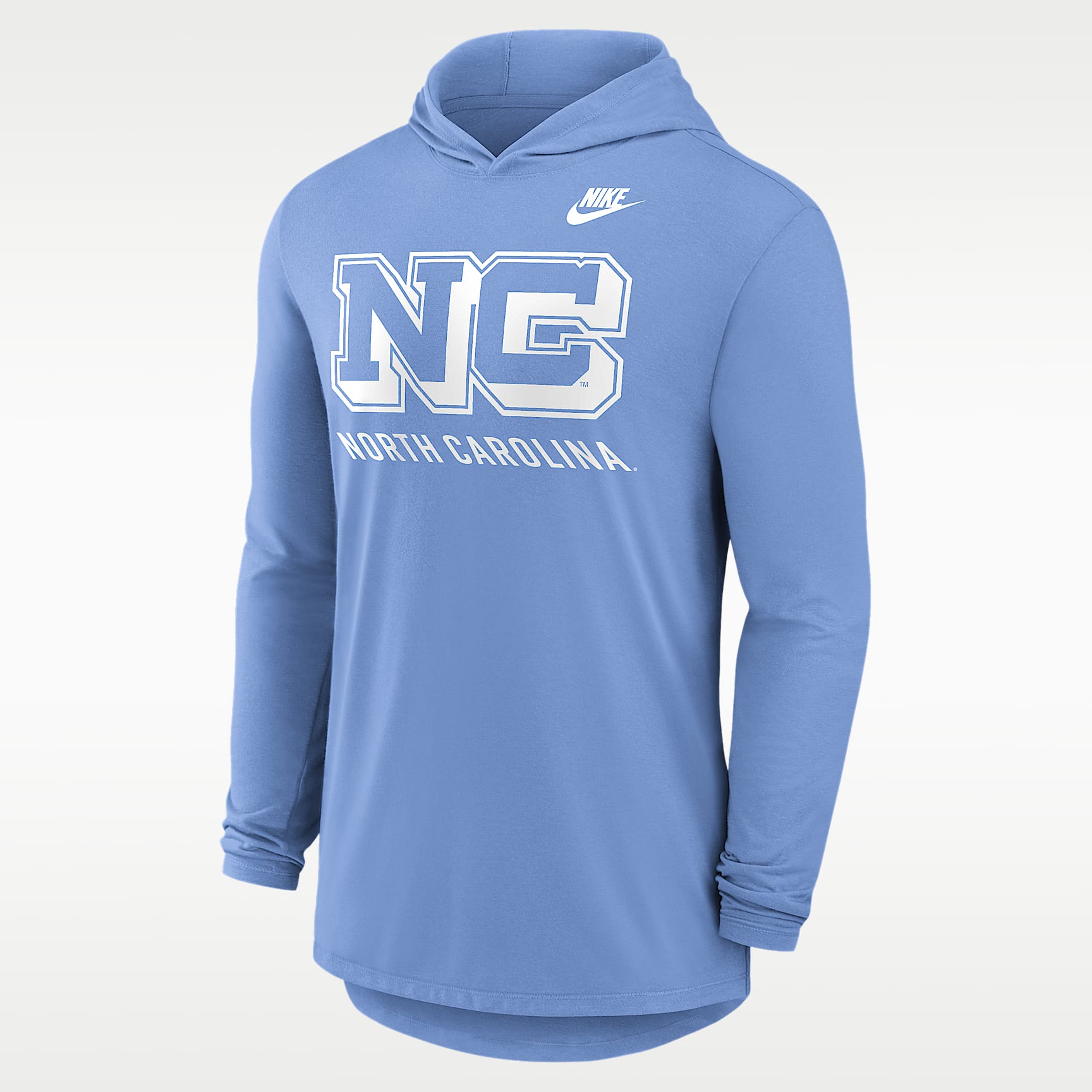 North Carolina Legacy Men's Nike Dri-FIT College Long-Sleeve Hooded T-Shirt