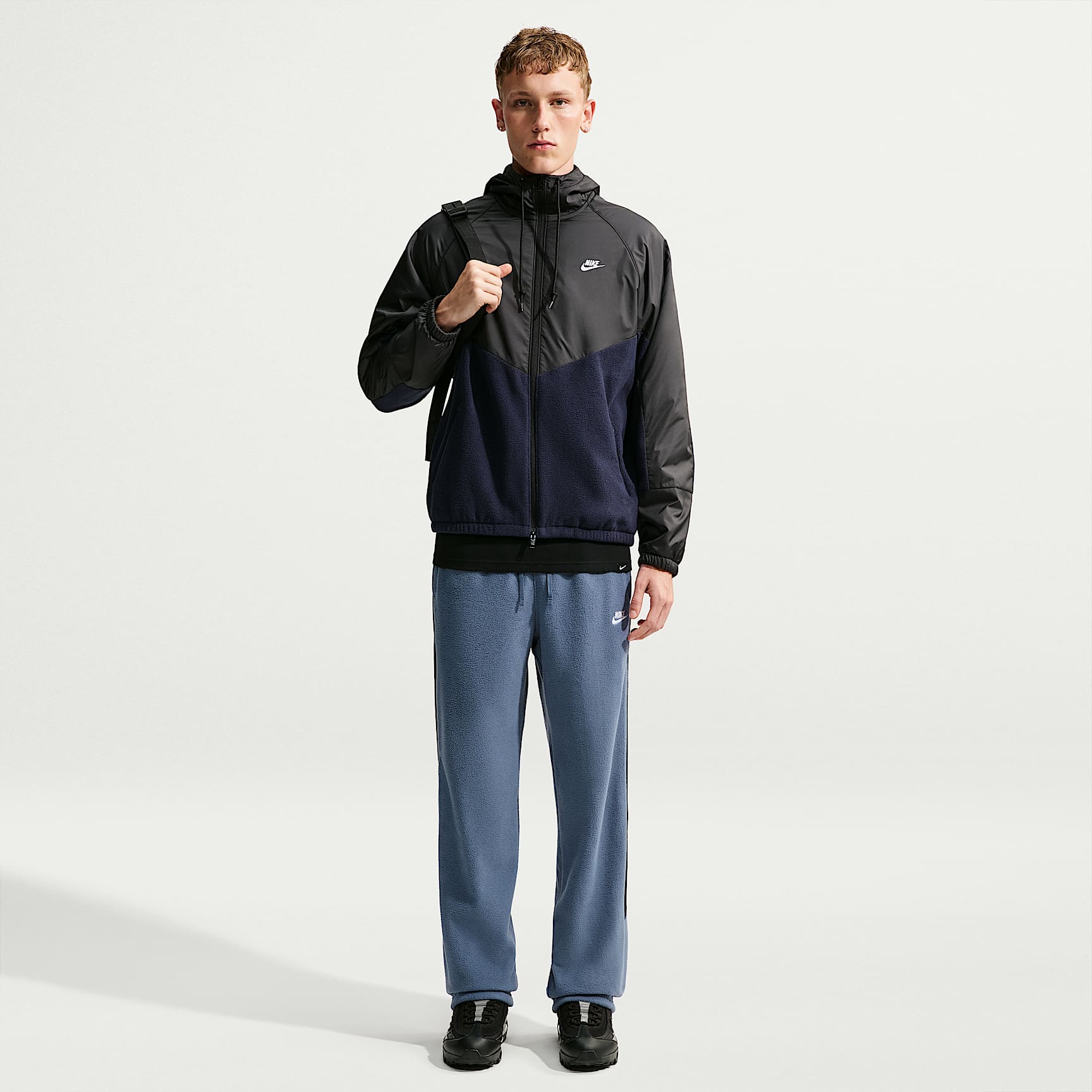 Nike Windrunner ruimvallende Therma-FIT herenbroek