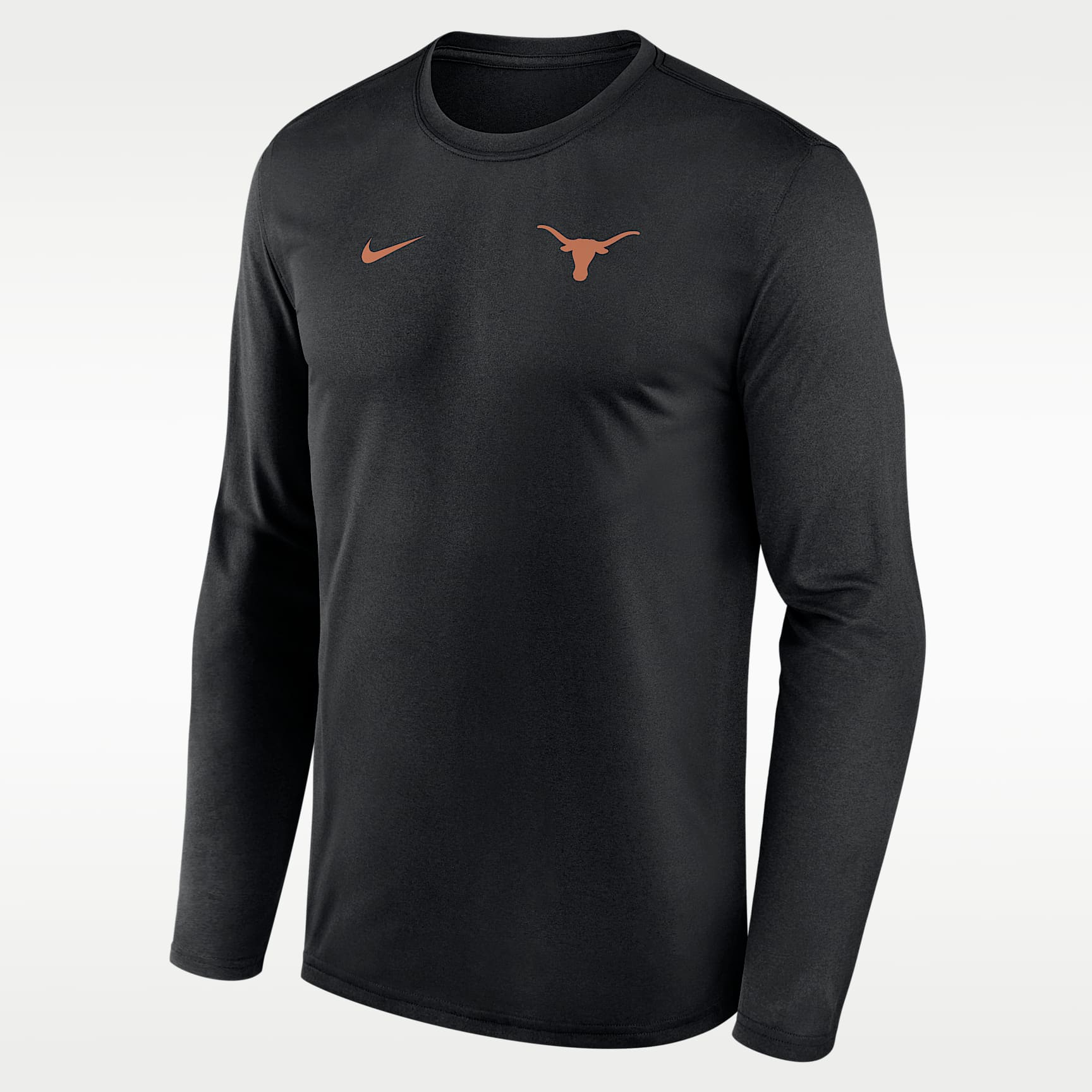 Texas Sideline Legend Small Logo Men's Nike Dri-FIT College Long-Sleeve T-Shirt