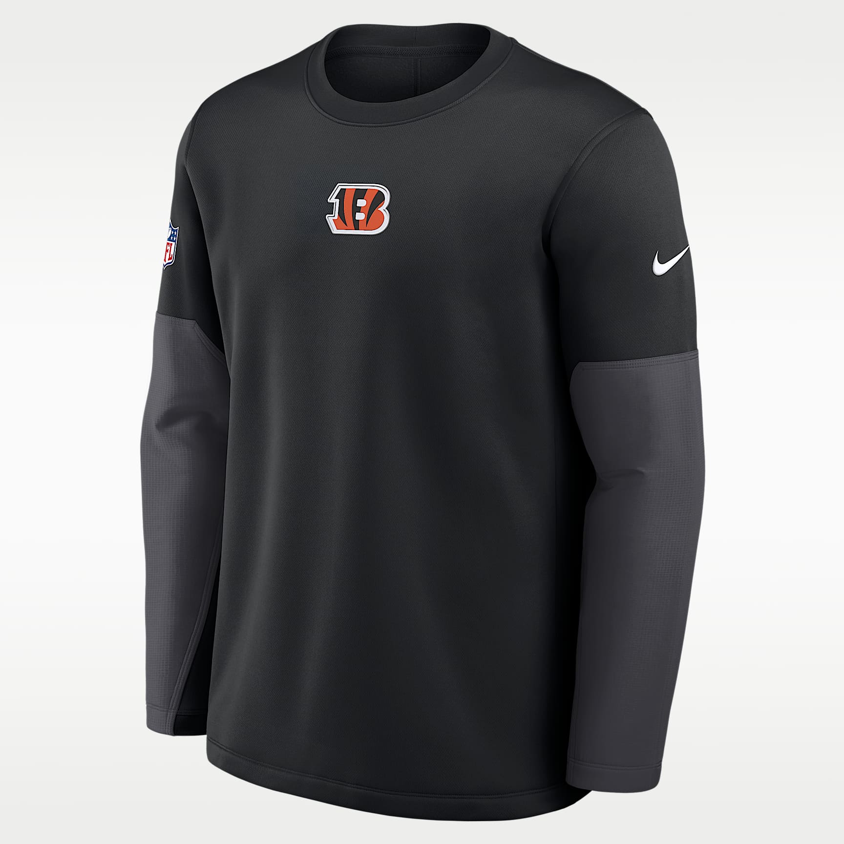 Cincinnati Bengals Scripted To Win Sideline Coach Men's Nike Therma-FIT NFL Long-Sleeve T-Shirt