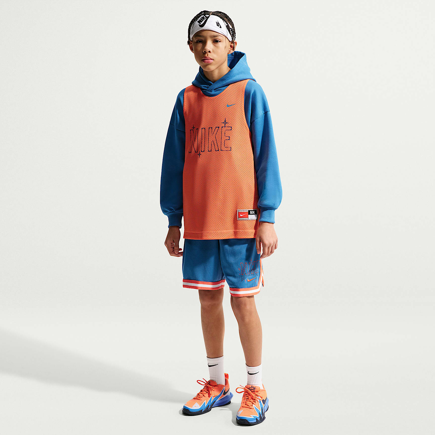 Shorts de básquetbol Dri-FIT para niño talla grande Nike DNA