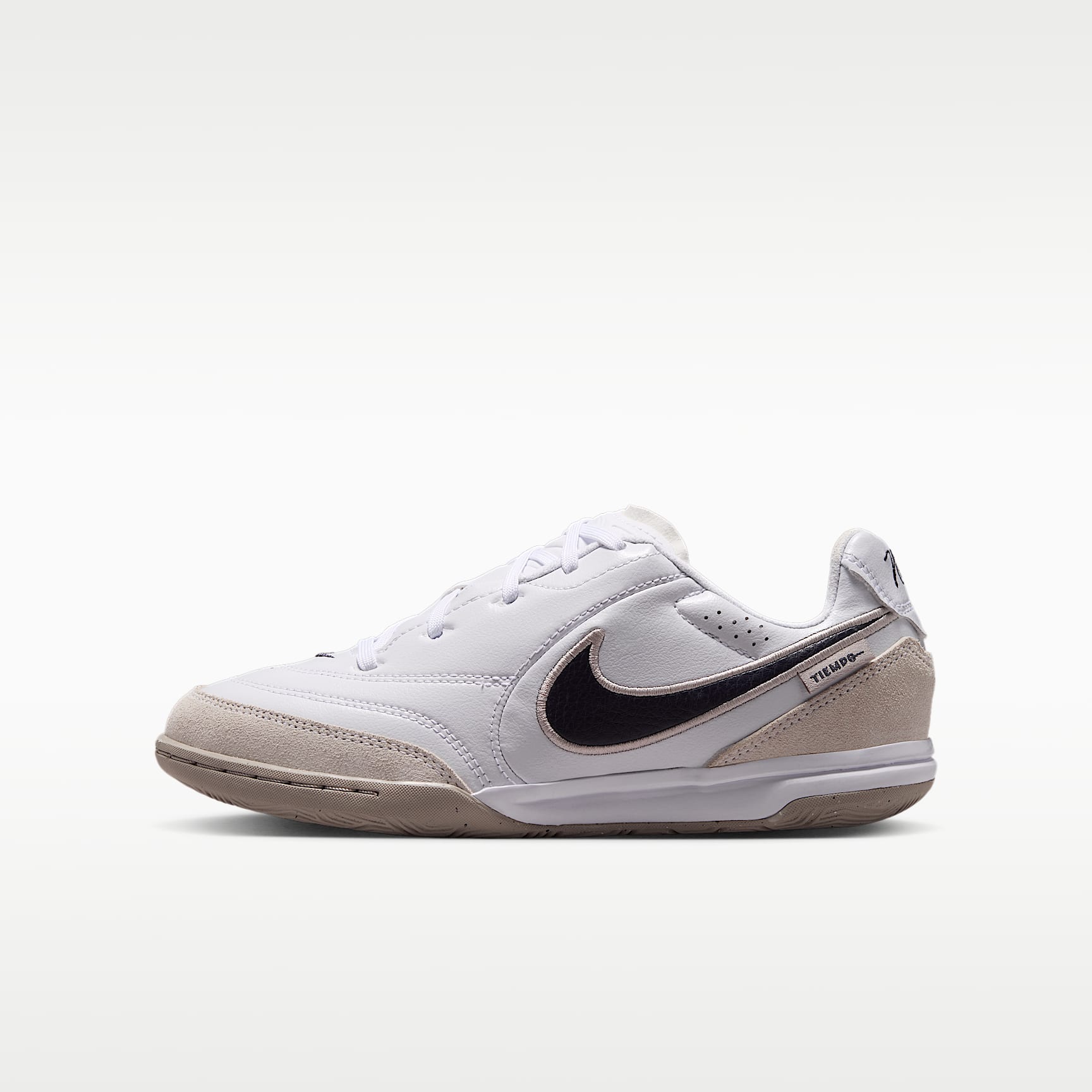 Fotbollssko för inomhusplan/futsal/street Nike Jr. Tiempo Streetgato med lågt skaft för barn/ungdom